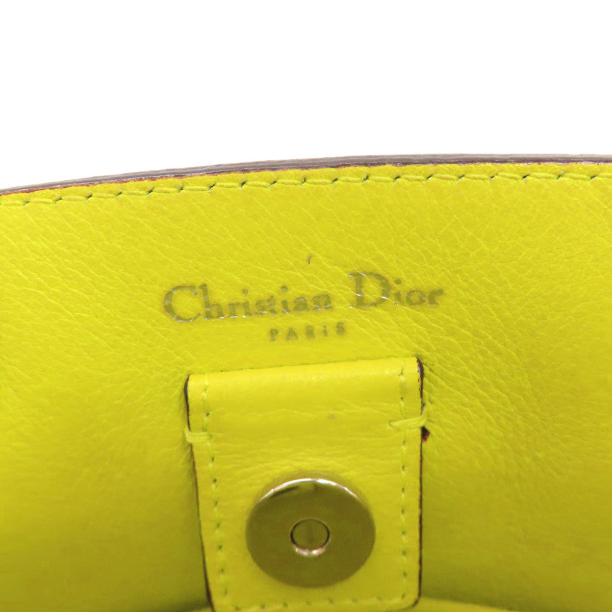Christian Dior Blue Green Leather Handbag (Pre-Owned)