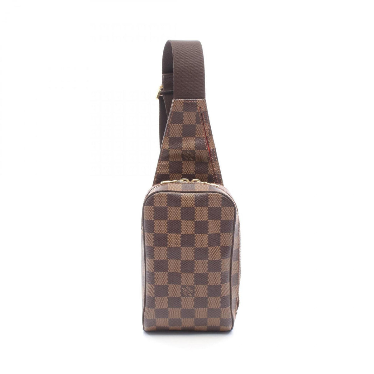 Louis Vuitton Brown Coated Canvas Leather Fanny Pack Sling Bag (Pre-Owned)