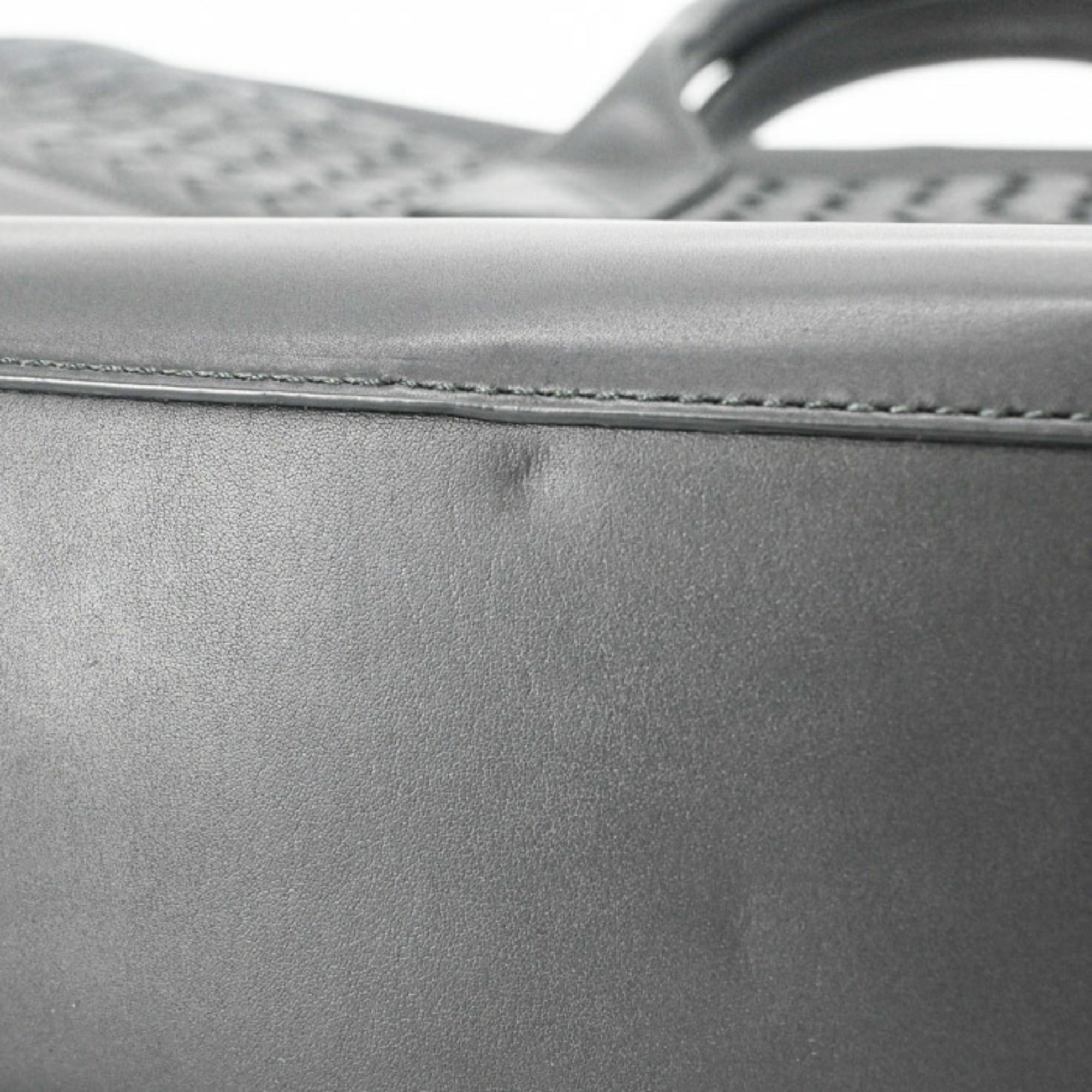 Bottega Veneta Black Intrecciato Leather Shoulder Bag (Pre-Owned)