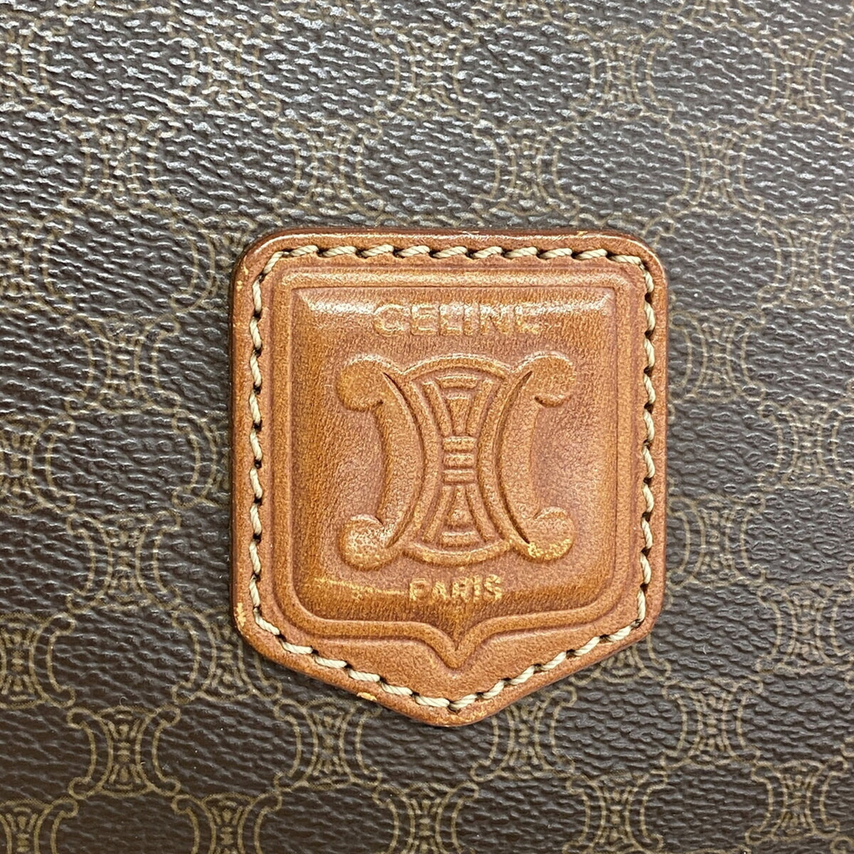 Celine Brown Pvc Handbag (Pre-Owned)