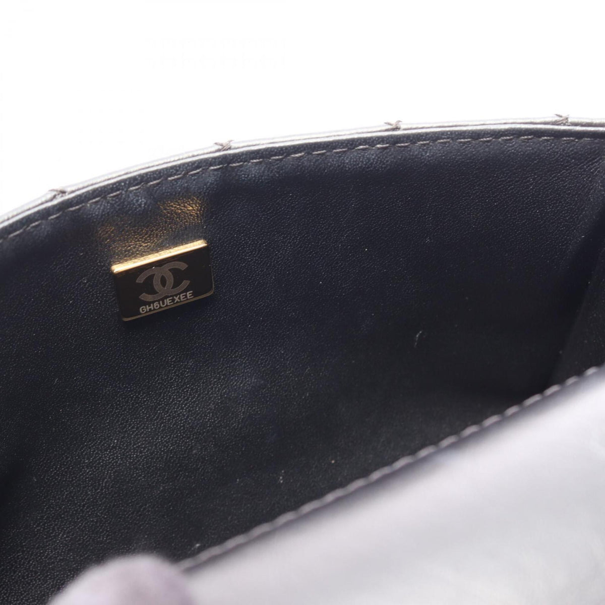 Chanel Black Leather Handbag Shoulder Bag (Pre-Owned)