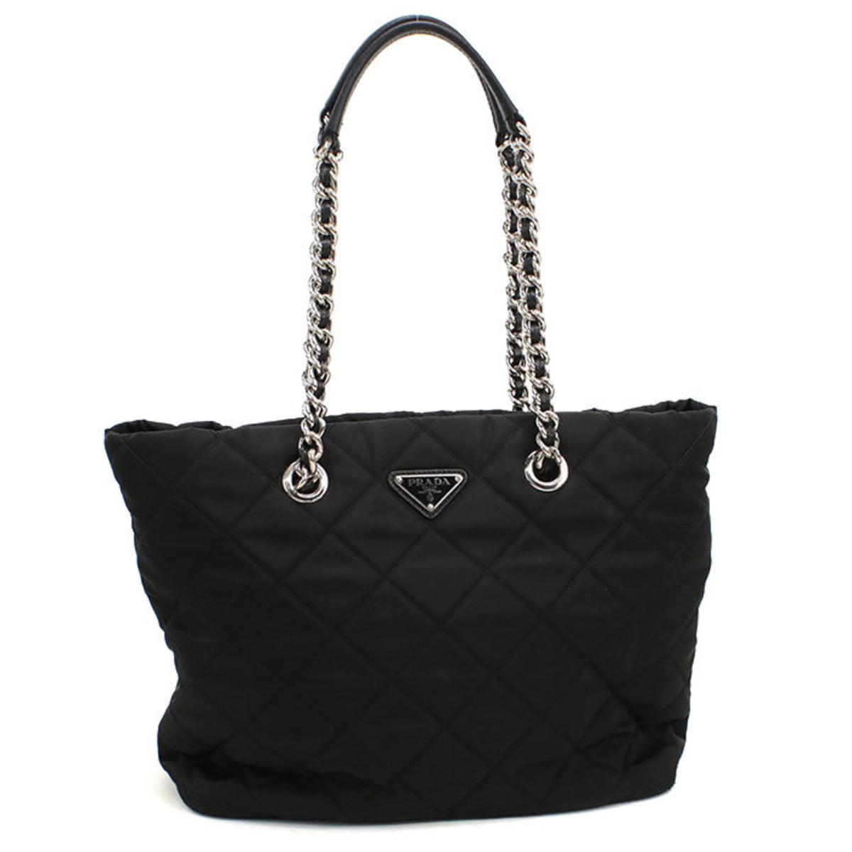 Prada Black Nylon Tote Bag (Pre-Owned)