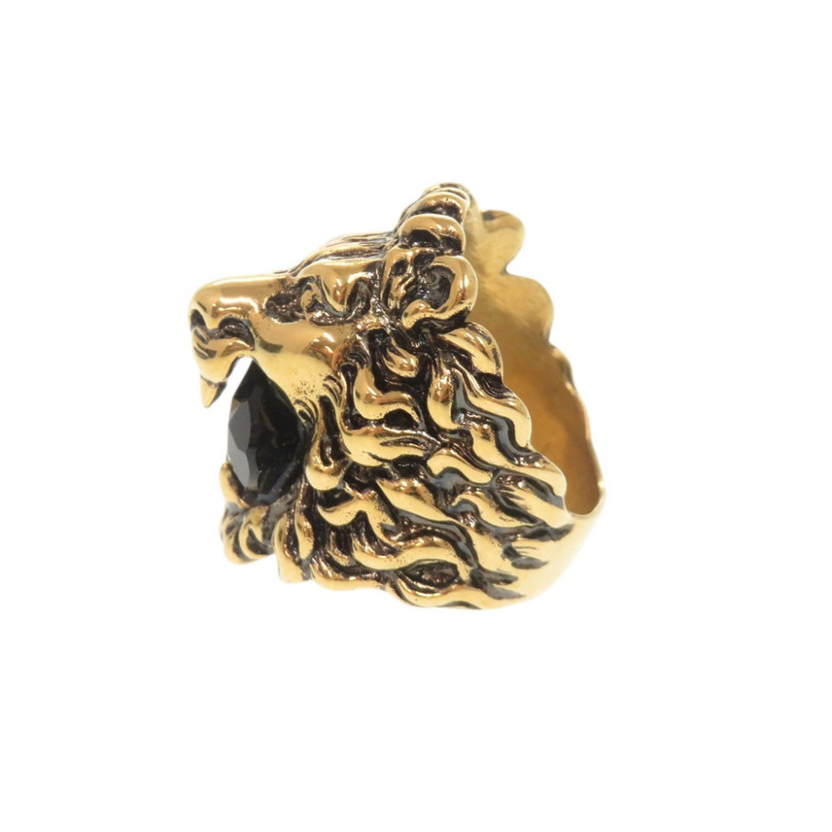 Gucci Gold Metal Band Ring (Pre-Owned)