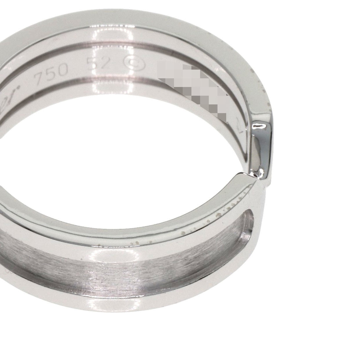 Cartier C2 White Gold (18K) Band Ring (Pre-Owned)