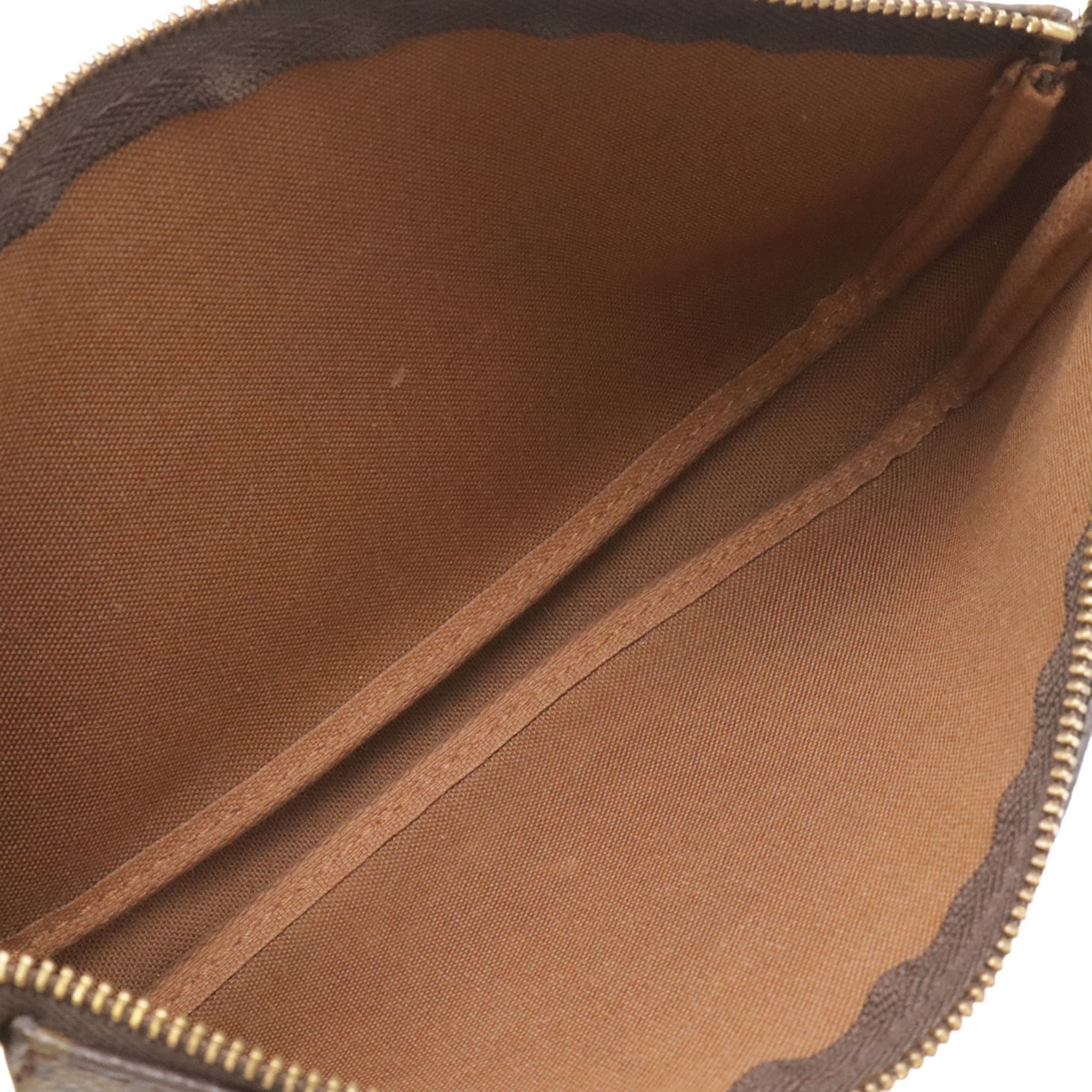 Louis Vuitton Brown Galle Monogram Monogram Handbag Pochette Pouch (Pre-Owned)
