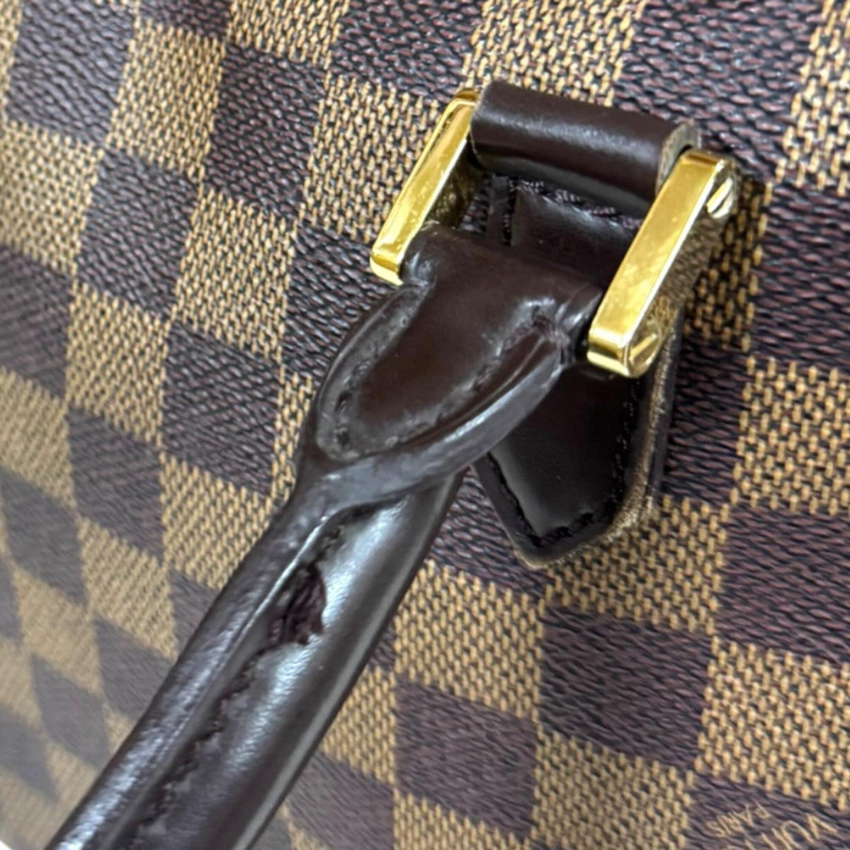 Louis Vuitton Damier Brown Damier Canvas Handbag (Pre-Owned)