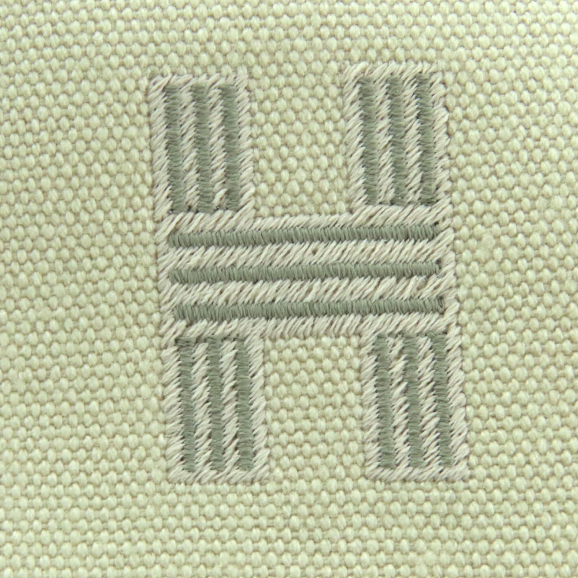 Hermes Ivory Cotton Handbag Pouch (Pre-Owned)
