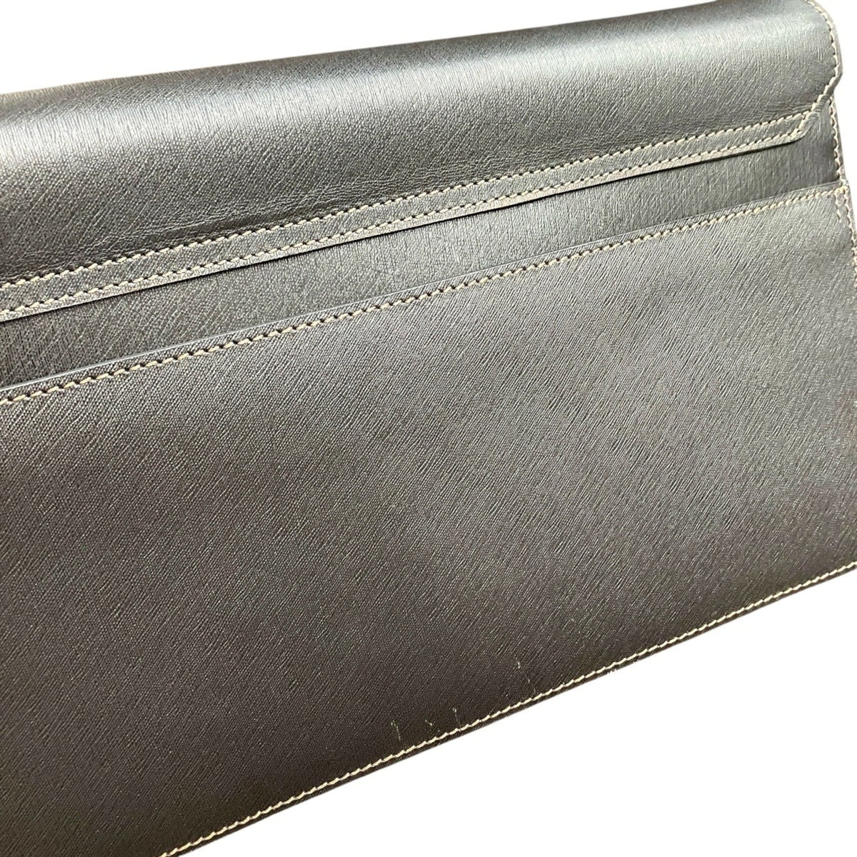 Dunhill Leather Clutch Bag (Pre-Owned)