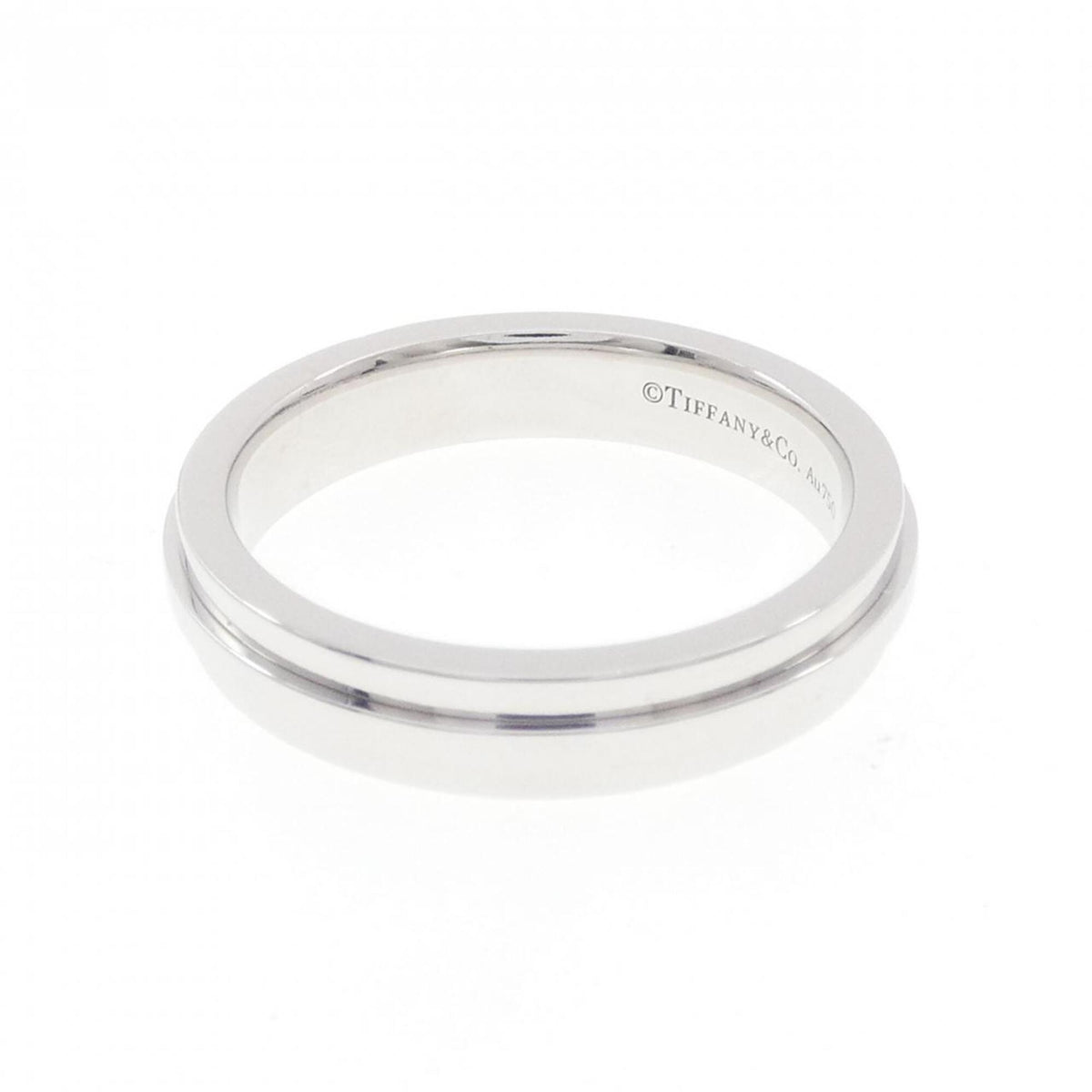 Tiffany White Gold (18K) Band Ring (Pre-Owned)