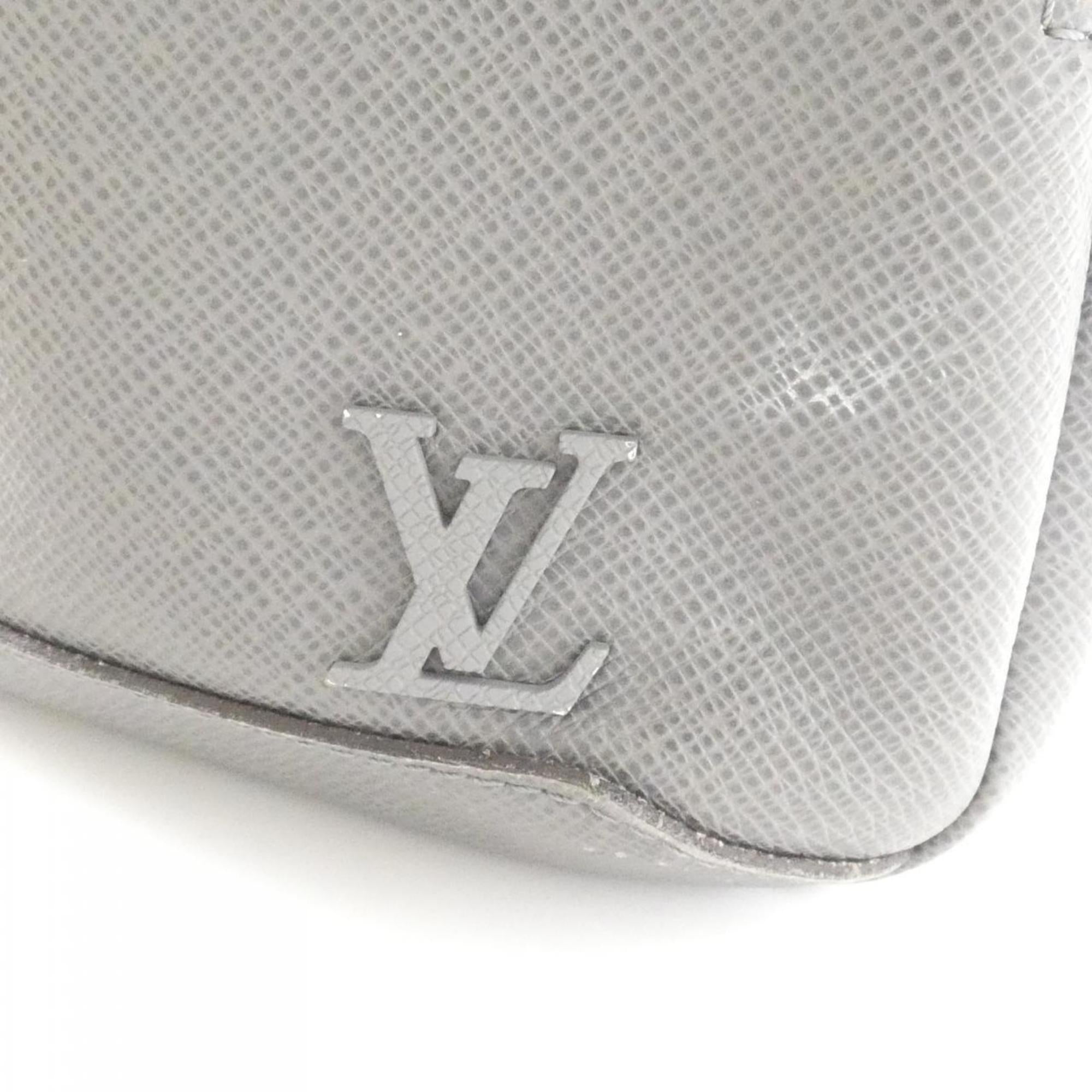 Louis Vuitton Gris Leather Shoulder Bag (Pre-Owned)