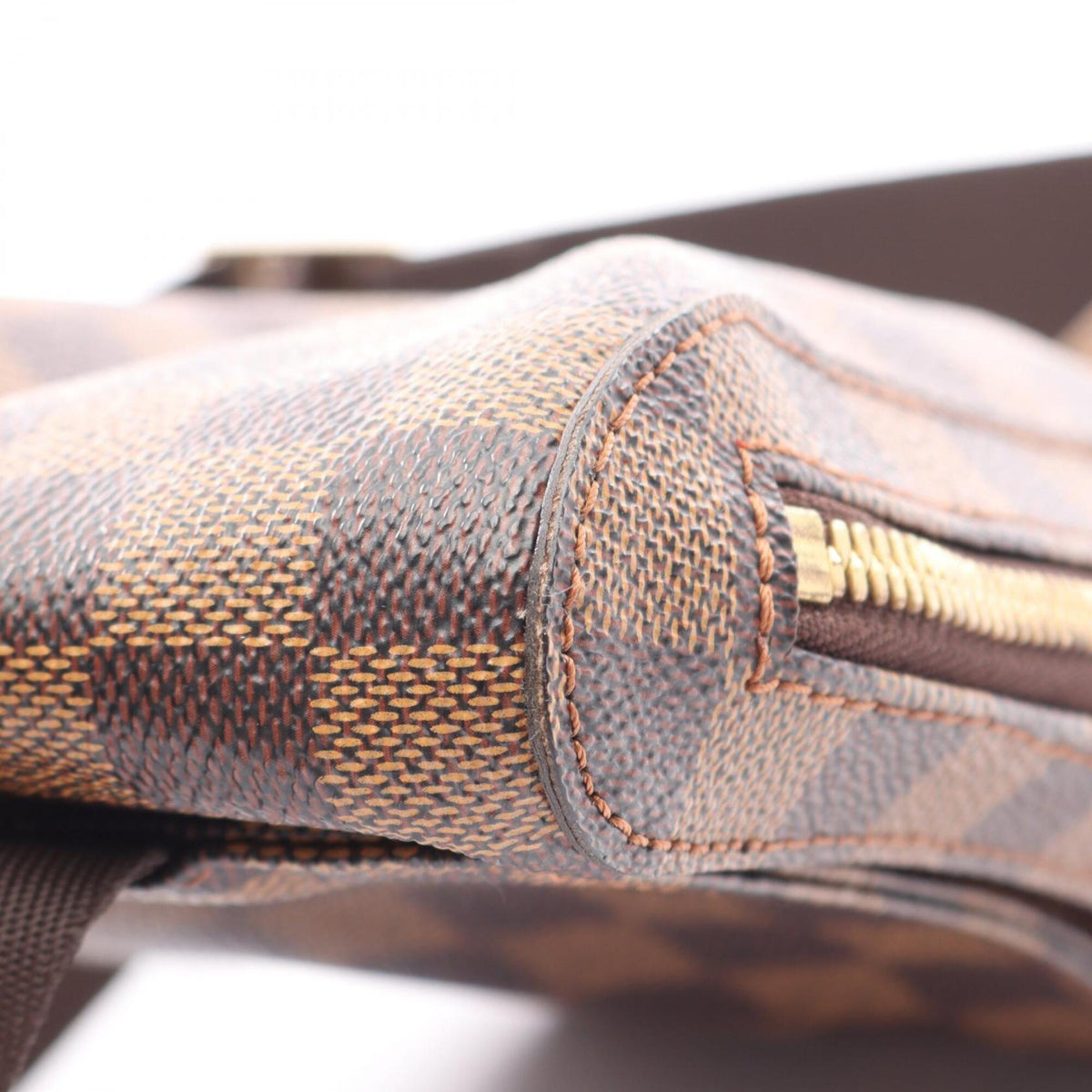 Louis Vuitton Brown Coated Canvas Fanny Pack Sling Bag (Pre-Owned)