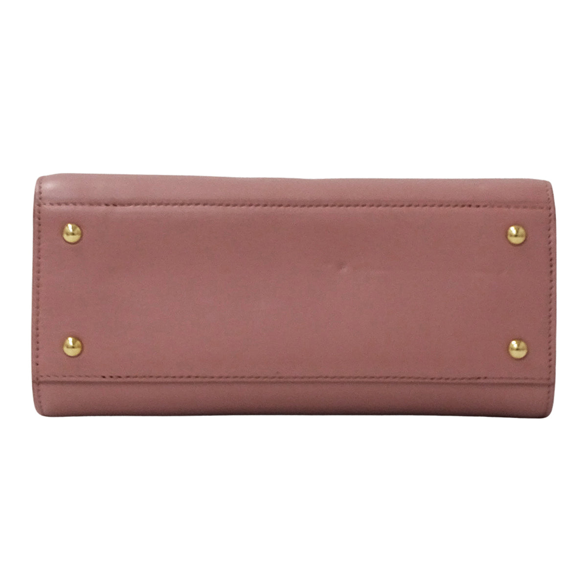 Salvatore Ferragamo Pink Leather Handbag Shoulder Bag (Pre-Owned)