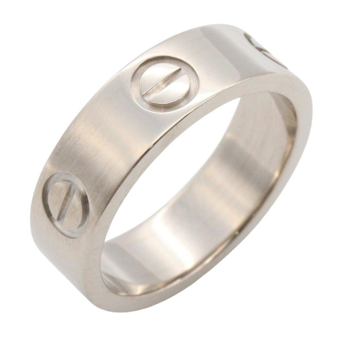 Cartier Silver White Gold (18K) Band Ring (Pre-Owned)