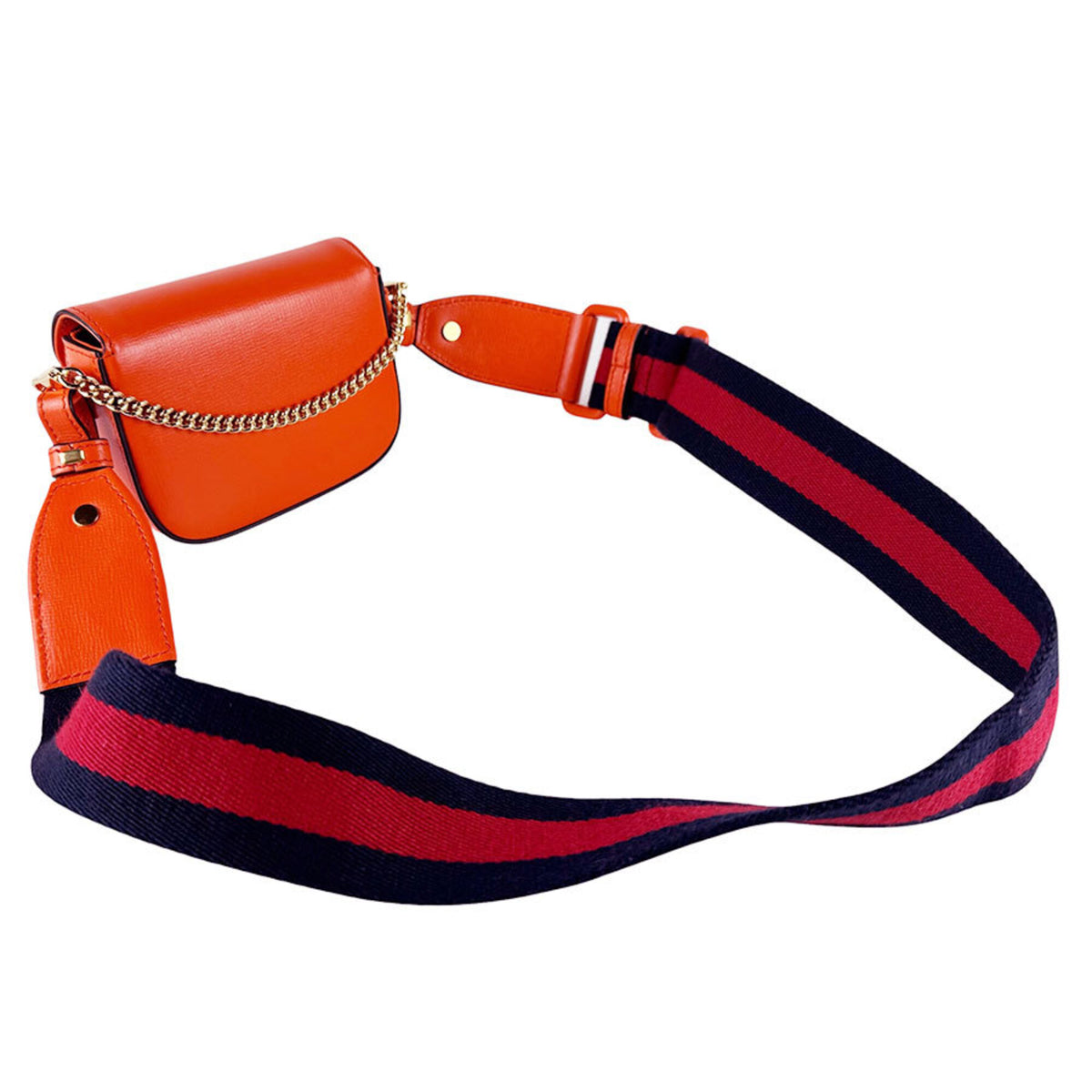 Gucci Orange Leather Shoulder Bag (Pre-Owned)
