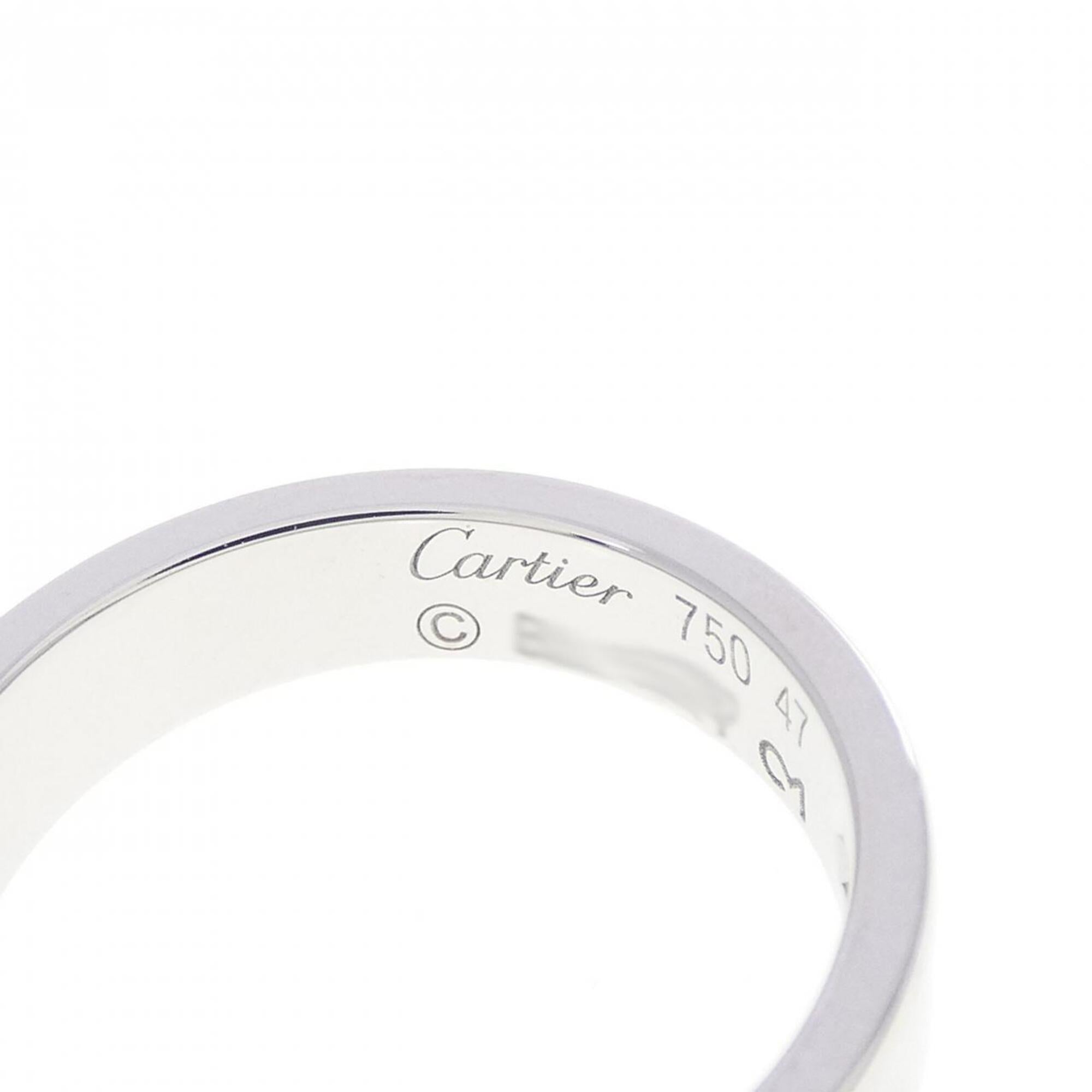 Cartier White Gold White Gold (18K) Band Ring (Pre-Owned)