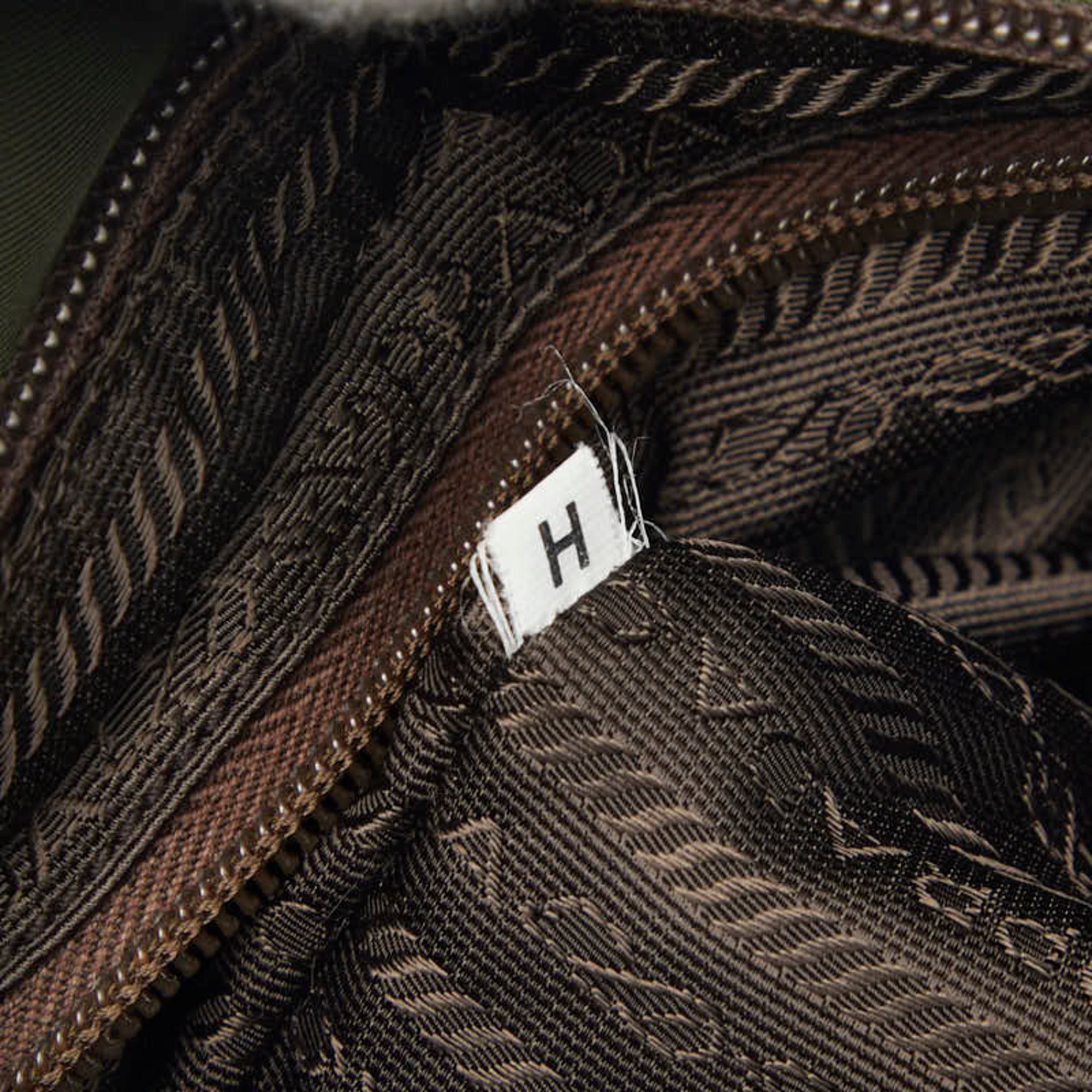 Prada Green Tessuto Nylon Handbag (Pre-Owned)