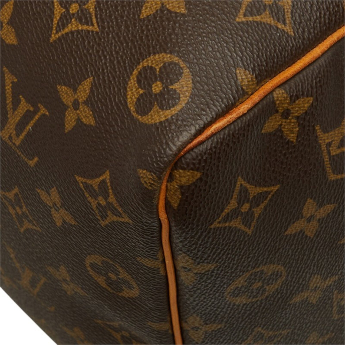 Louis Vuitton Monogram Brown Pvc Leather Boston Bag (Pre-Owned)