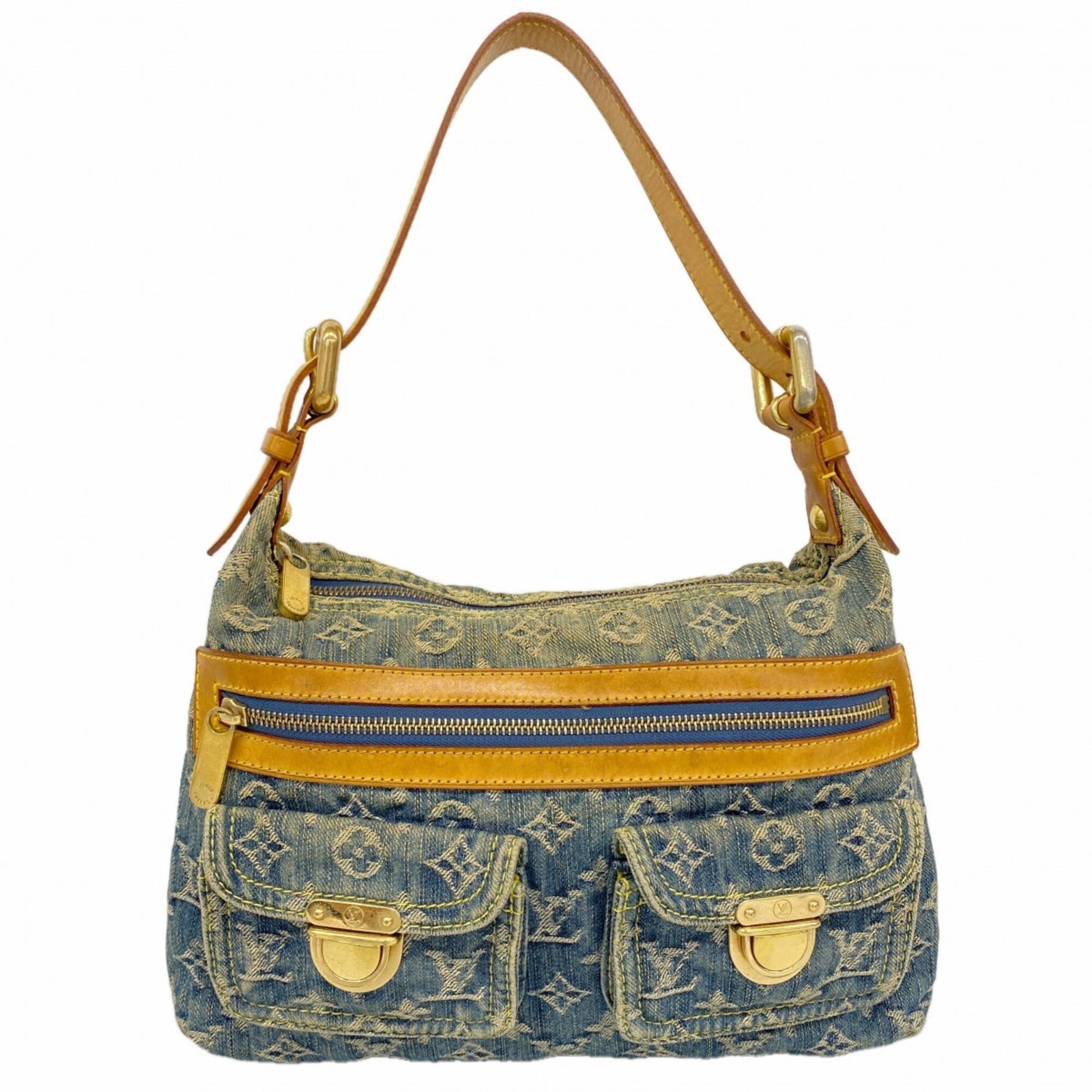 Louis Vuitton Blue Shoulder Bag (Pre-Owned)