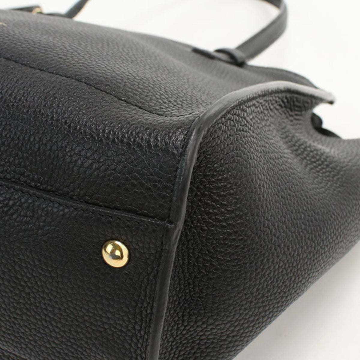Salvatore Ferragamo Black Leather Tote Bag (Pre-Owned)