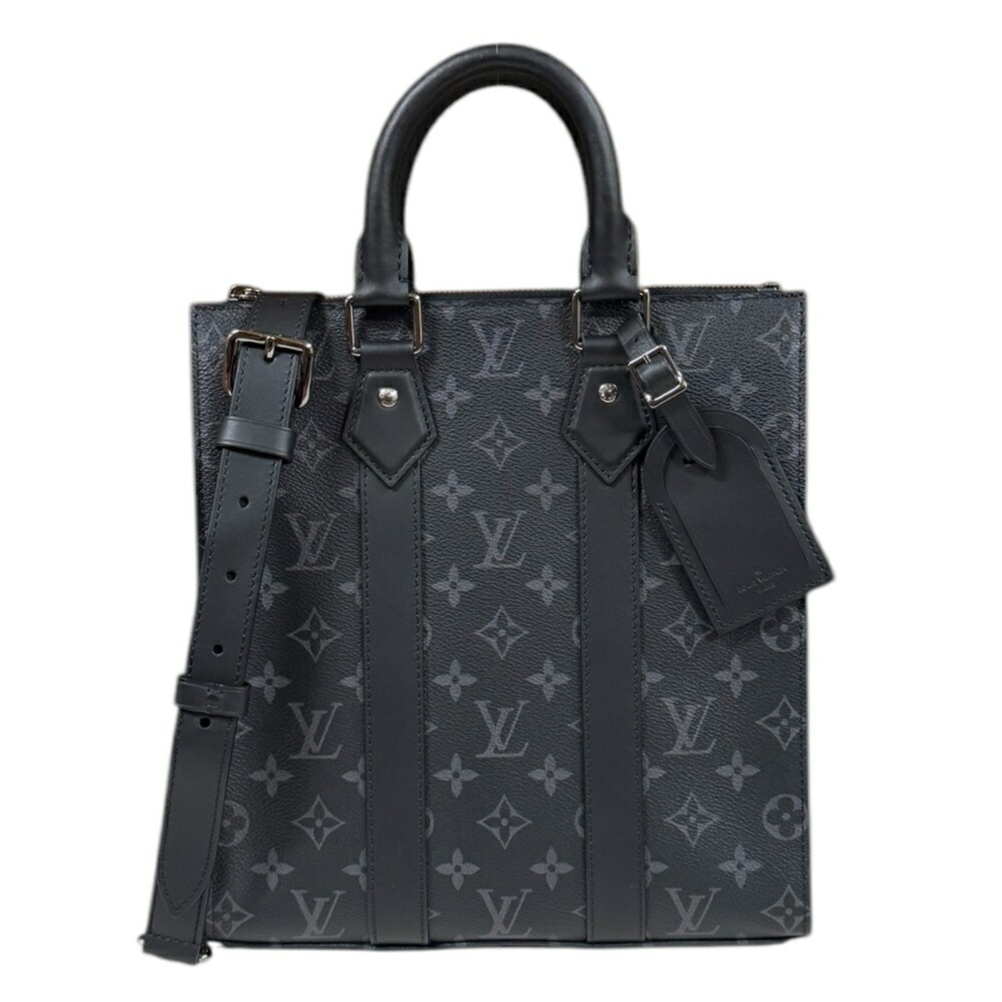 Louis Vuitton Black Gray Monogram Eclipse Shoulder Bag (Pre-Owned)