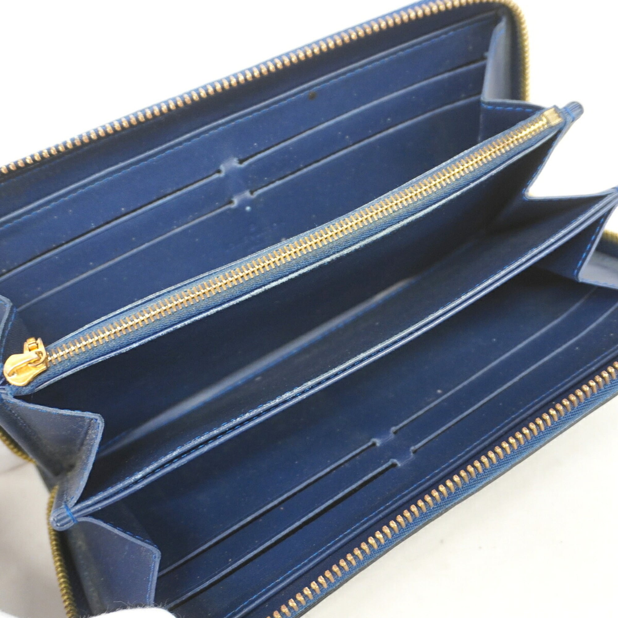 Louis Vuitton Grand Blue Long Wallet (Bi-Fold) (Pre-Owned)