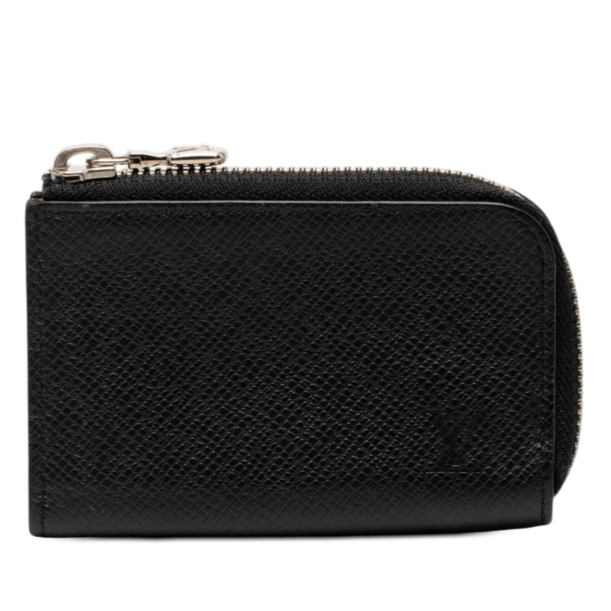 Louis Vuitton Black Noir Leather Coin Purse/Coin Case (Pre-Owned)