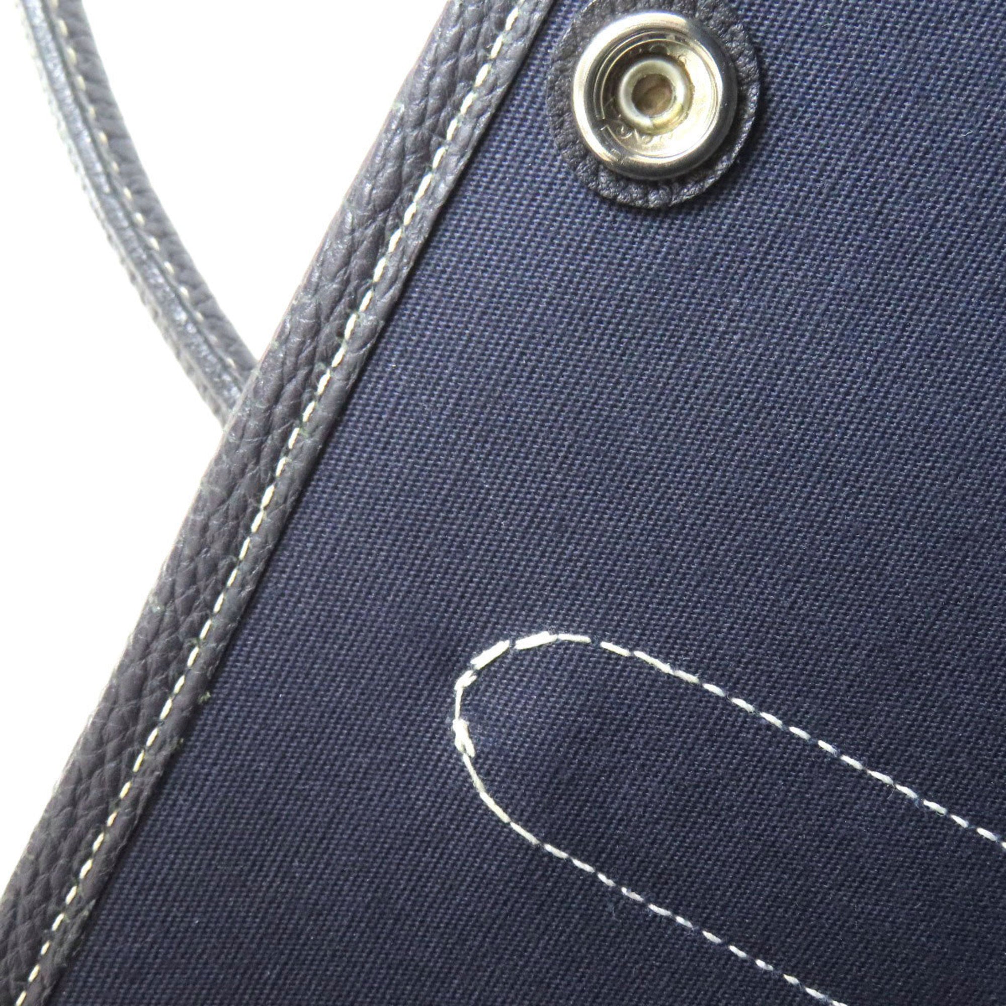 Hermes Navy Toile Officier Tote Bag (Pre-Owned)