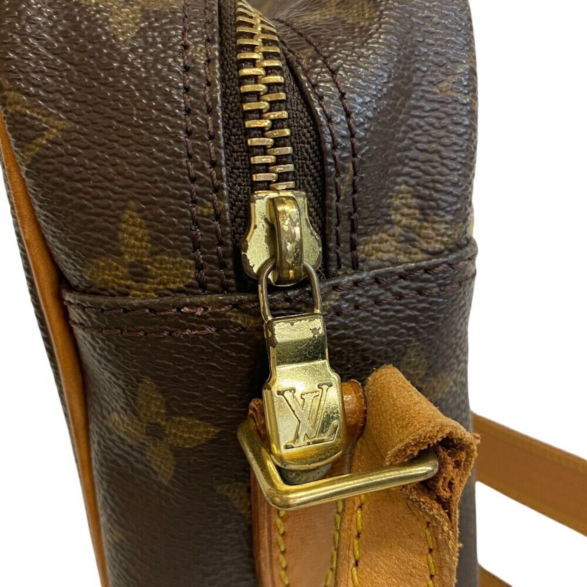 Louis Vuitton Brown Leather Shoulder Bag (Pre-Owned)