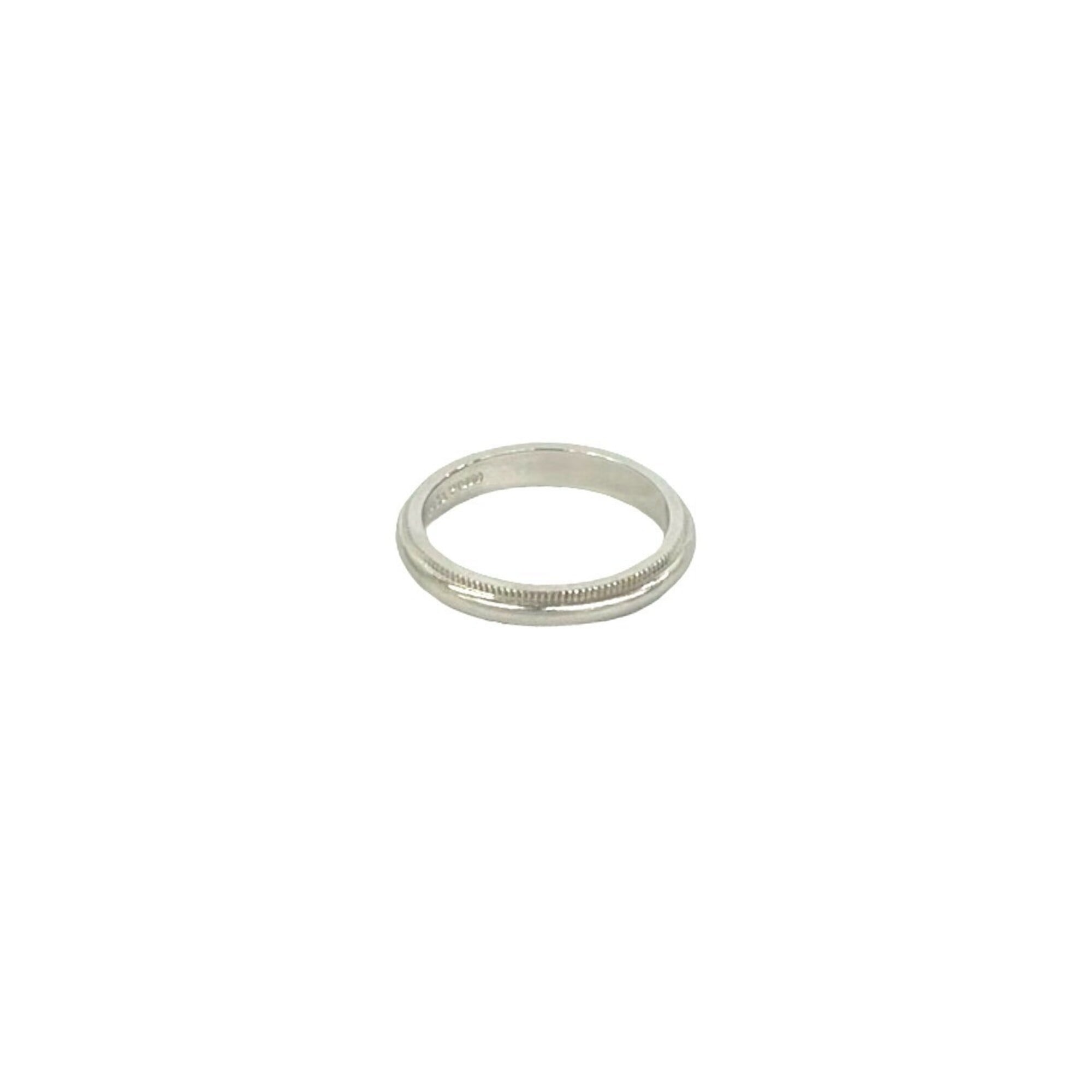 Tiffany Silver Platinum 950 Band Ring (Pre-Owned)