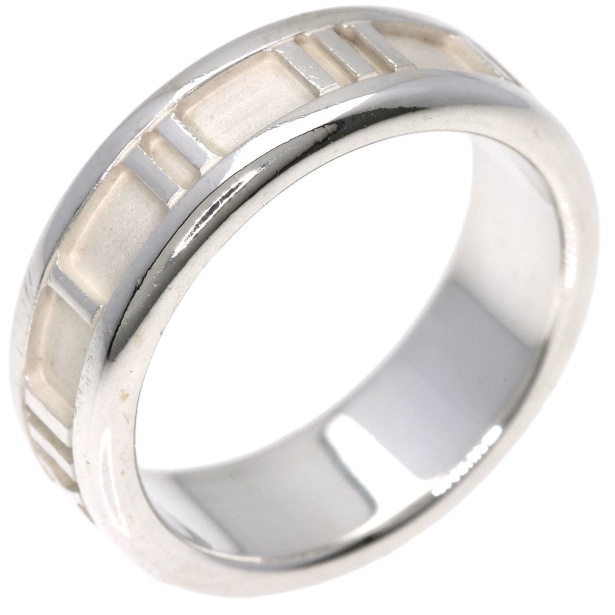 Tiffany Atlas Silver Band Ring (Pre-Owned)