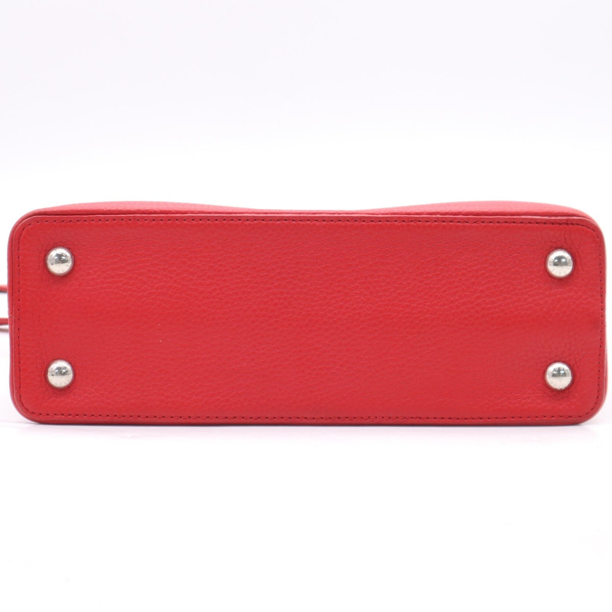 Louis Vuitton Red Color Leather Handbag Shoulder Bag (Pre-Owned)