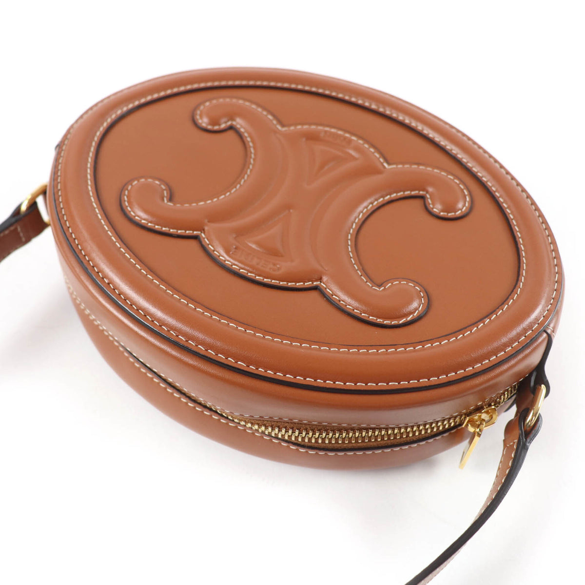 Celine Brown Leather Shoulder Bag (Pre-Owned)