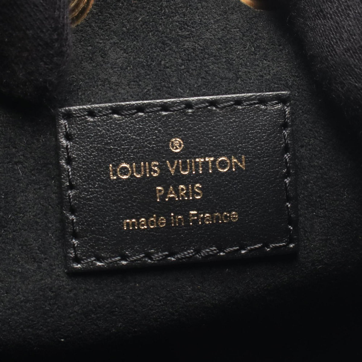Louis Vuitton Black Brown Monogram Coated Canvas Leather Handbag (Pre-Owned)
