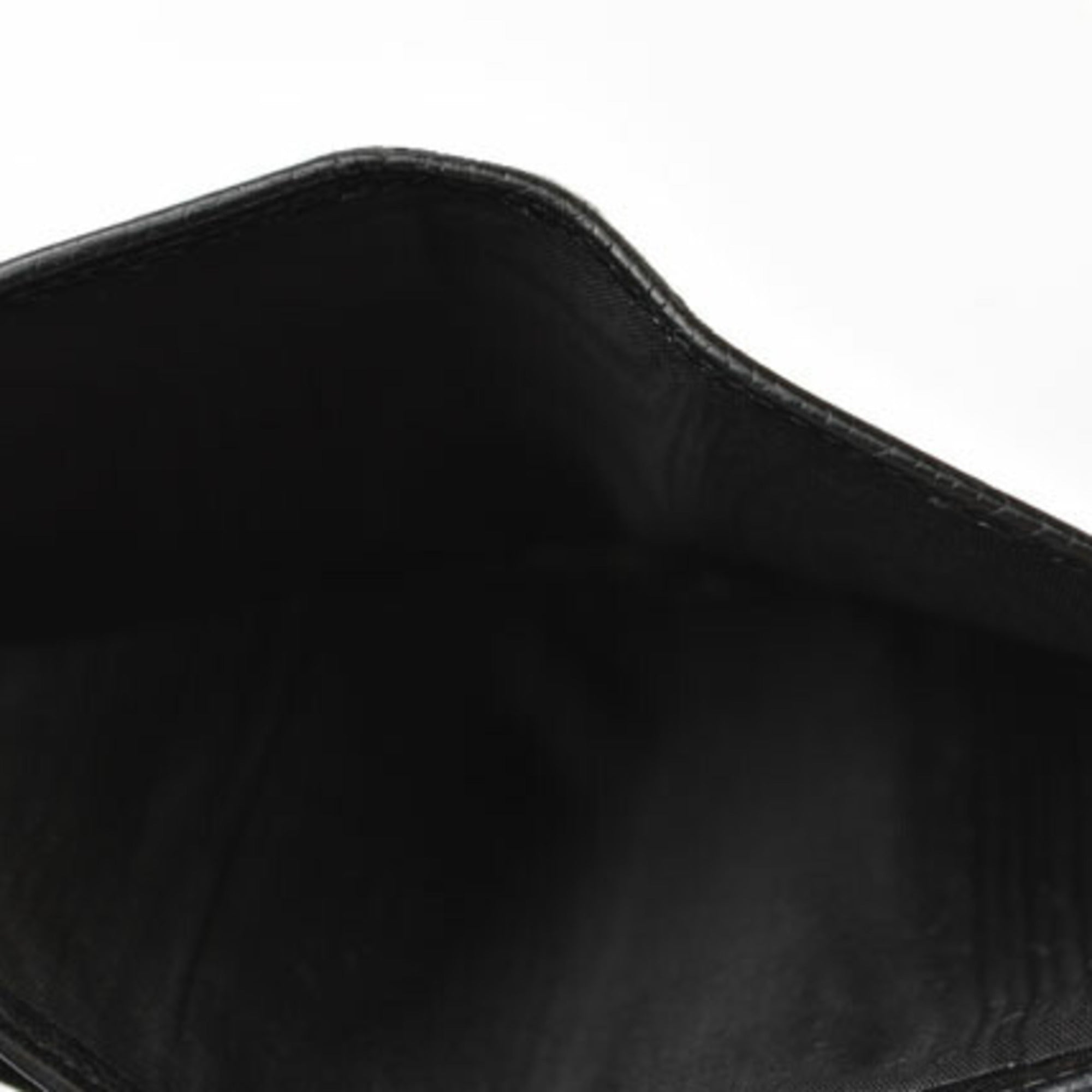 Chanel Black Caviar Leather Wallet (Bi-Fold) (Pre-Owned)