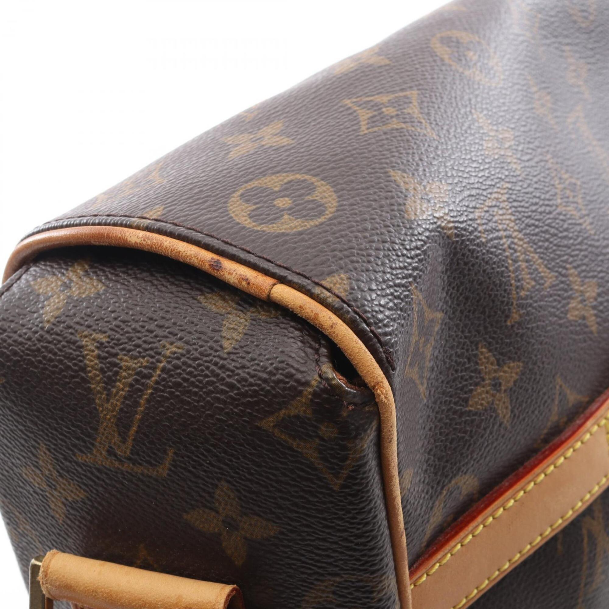 Louis Vuitton Brown Monogram Coated Canvas Handbag Shoulder Bag (Pre-Owned)