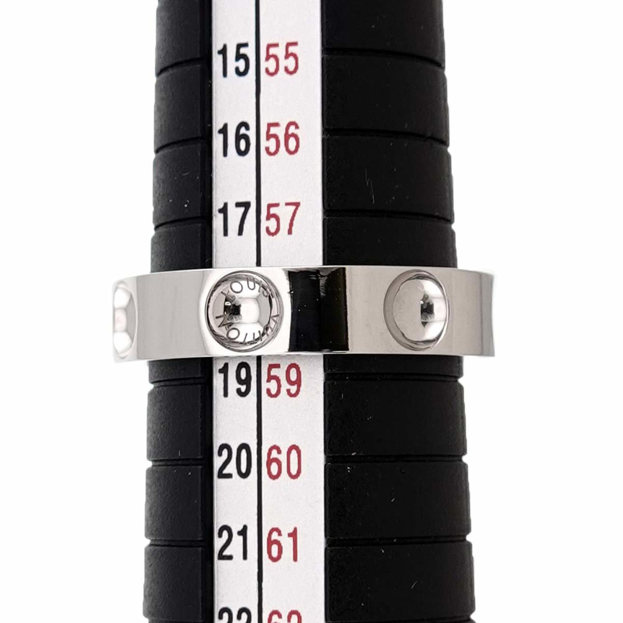 Louis Vuitton White Gold (18K) Band Ring (Pre-Owned)