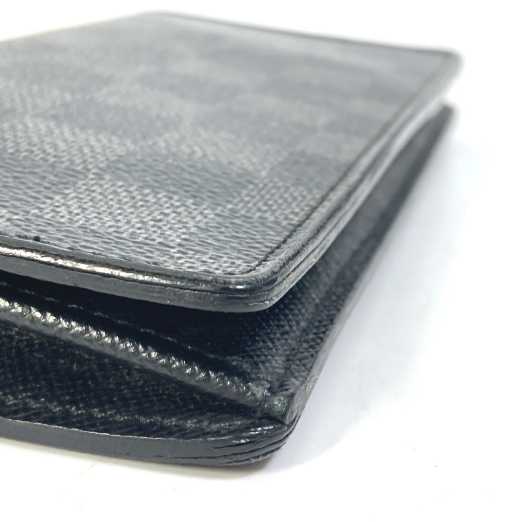 Louis Vuitton Damier Graphite Black Damier Graphite Long Wallet (Bi-Fold) (Pre-Owned)