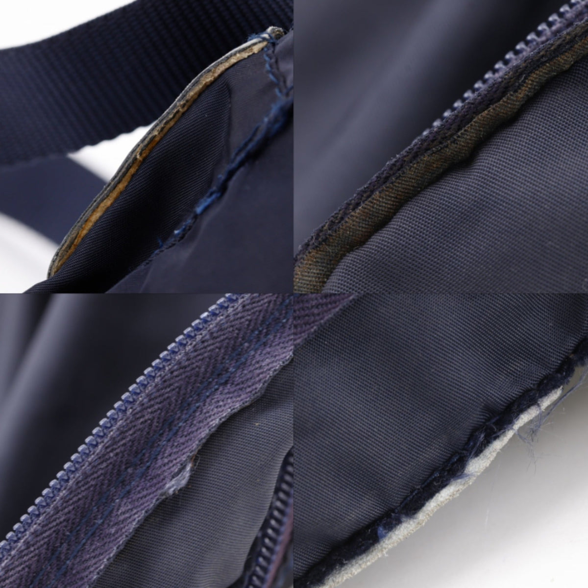 Prada Navy Nylon Shoulder Bag (Pre-Owned)