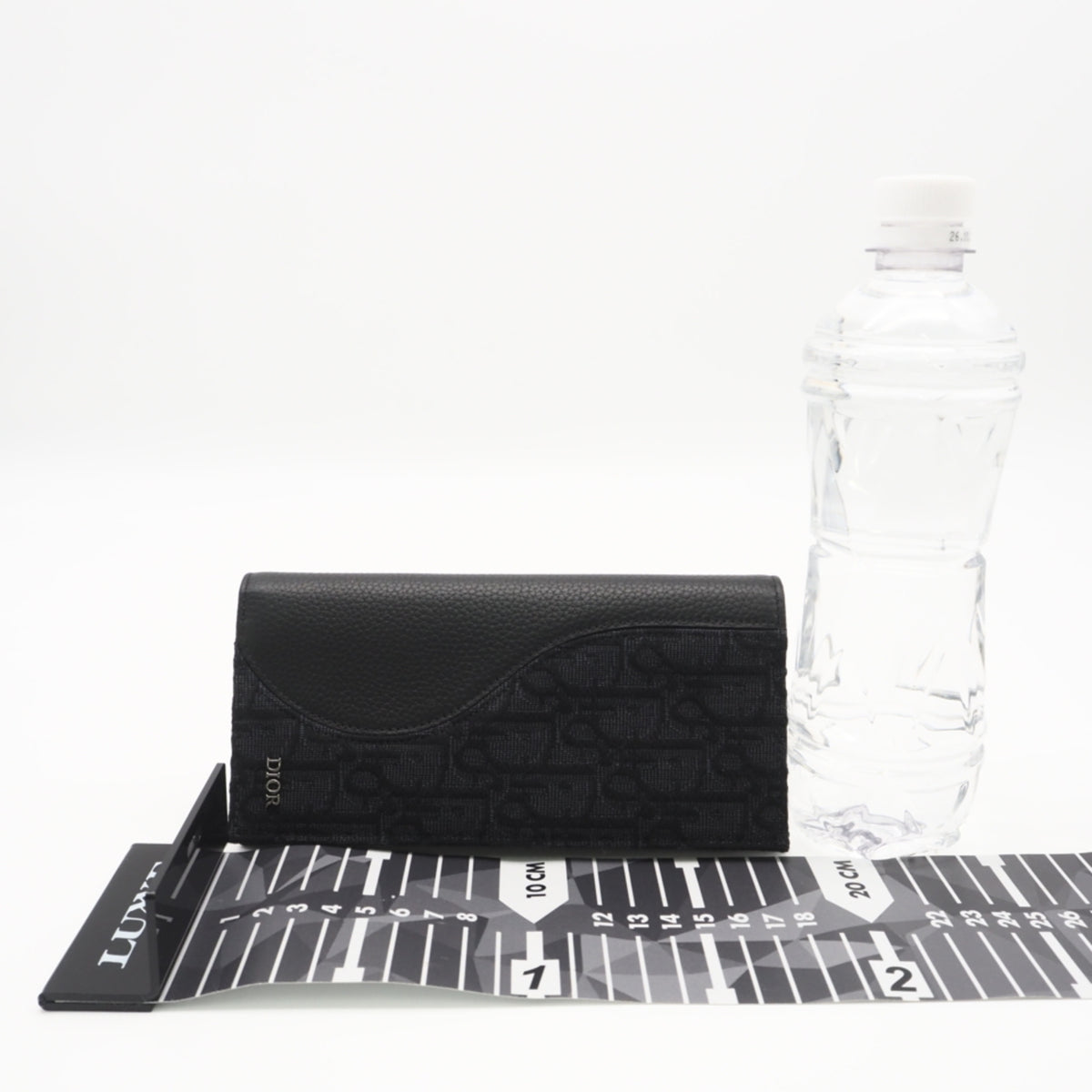 Christian Dior Black Jacquard Long Wallet (Bi-Fold) (Pre-Owned)