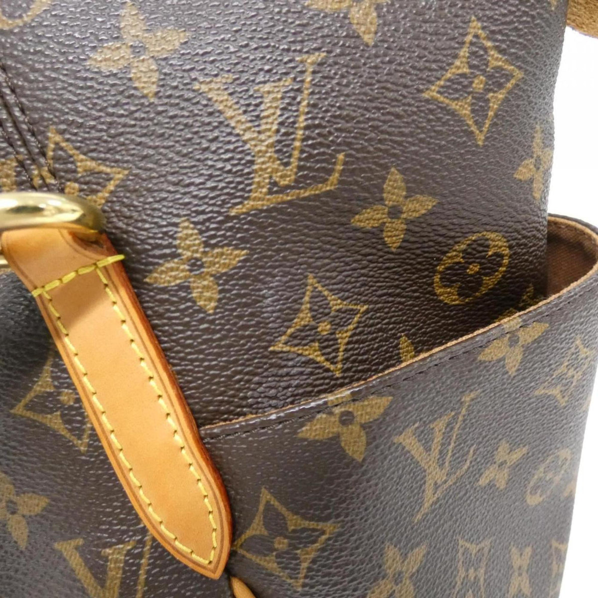 Louis Vuitton Brown Coated Canvas Handbag (Pre-Owned)