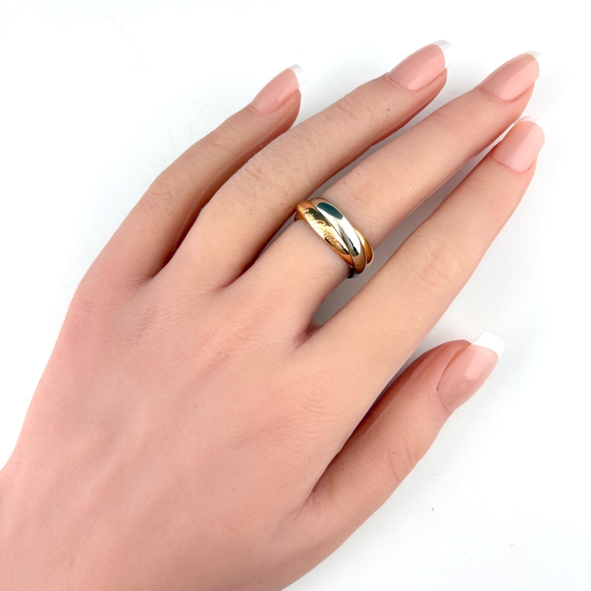 Cartier Yellow Gold (18K) Pink Gold (18K) White Gold (18K) Band Ring (Pre-Owned)
