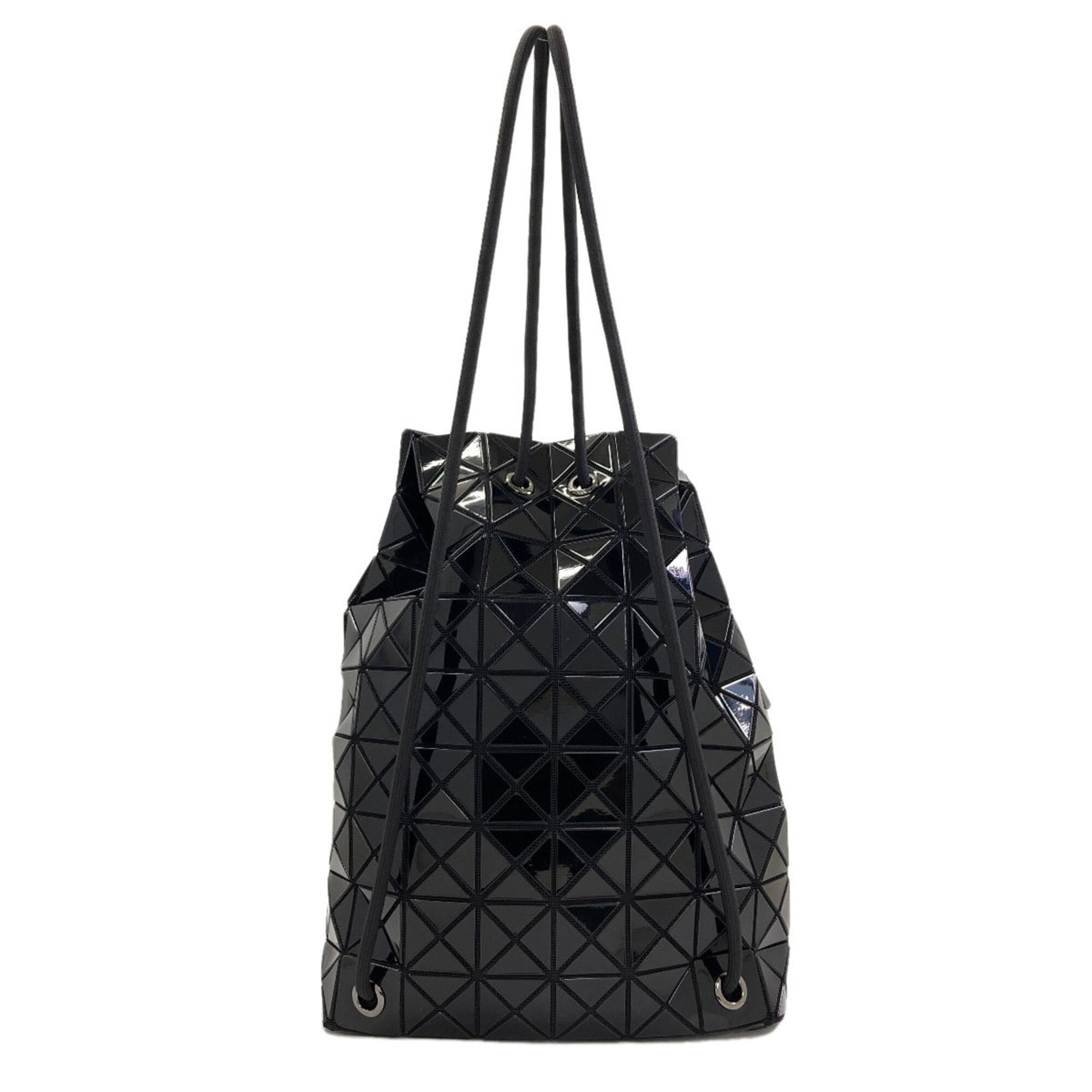 Issey Miyake Black Pvc Backpack (Pre-Owned)