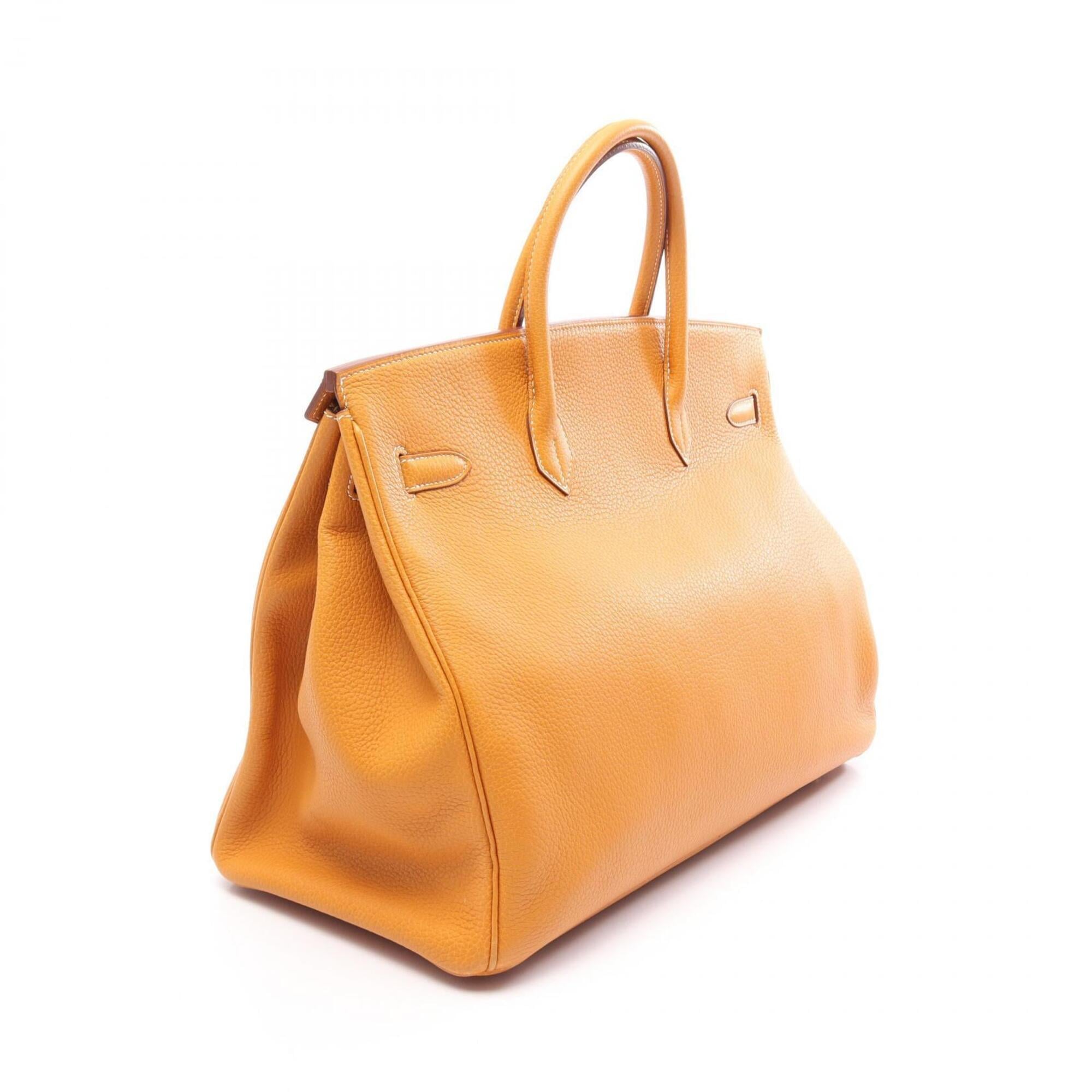 Hermes Yellow Togo Leather Handbag (Pre-Owned)