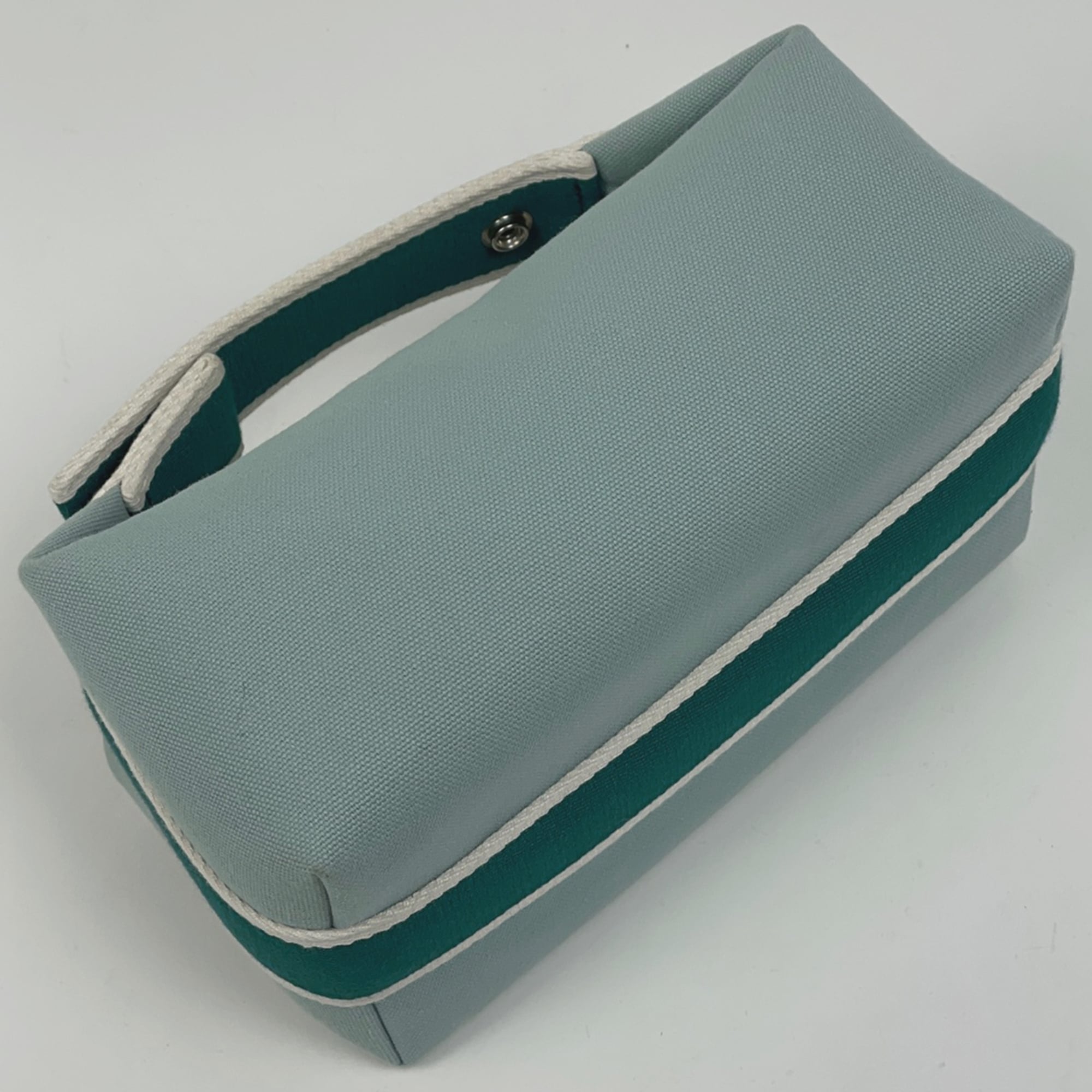 Hermes Light Blue Cotton Handbag Pouch (Pre-Owned)