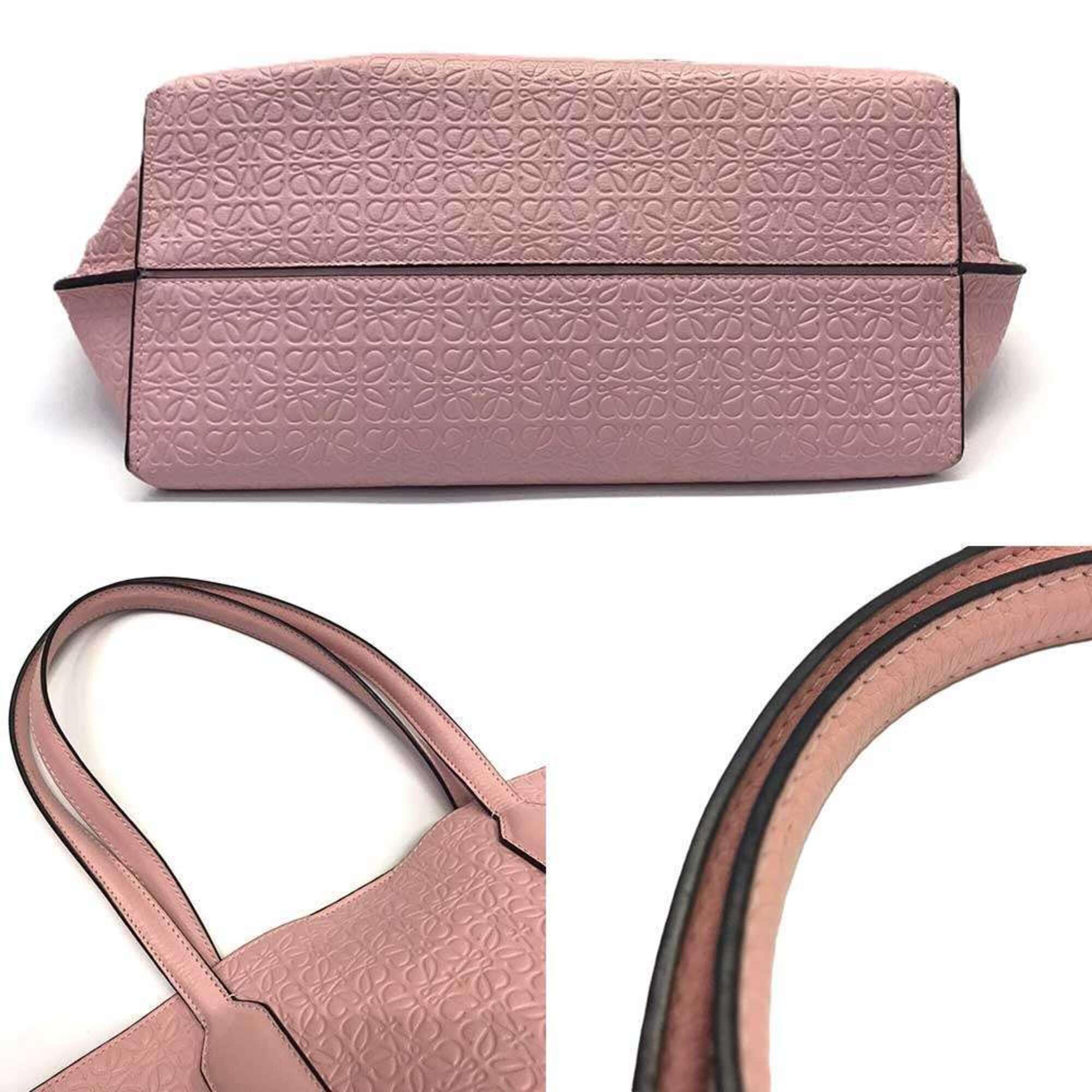 Loewe Pink Leather Tote Bag (Pre-Owned)