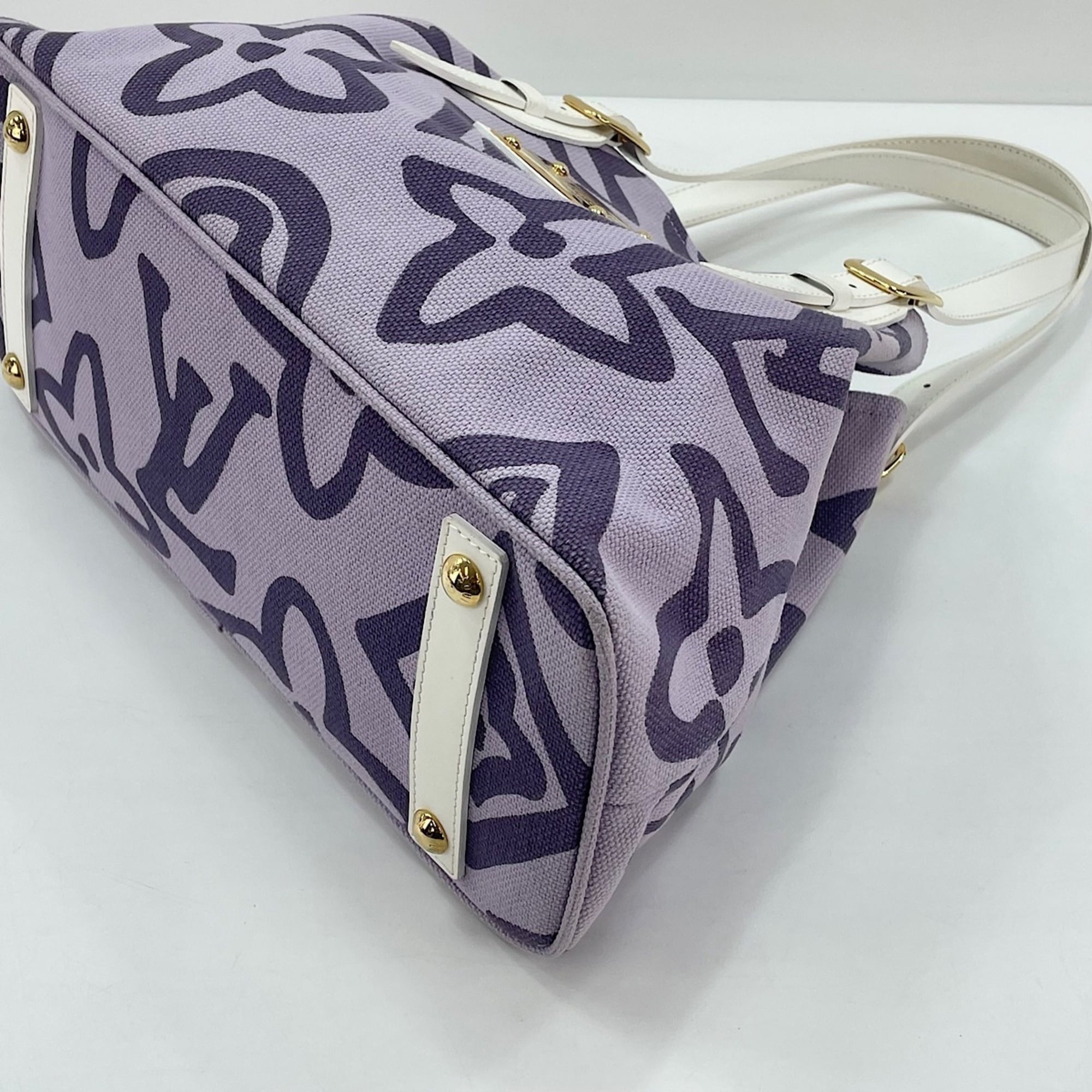 Louis Vuitton Purple Tote Bag (Pre-Owned)