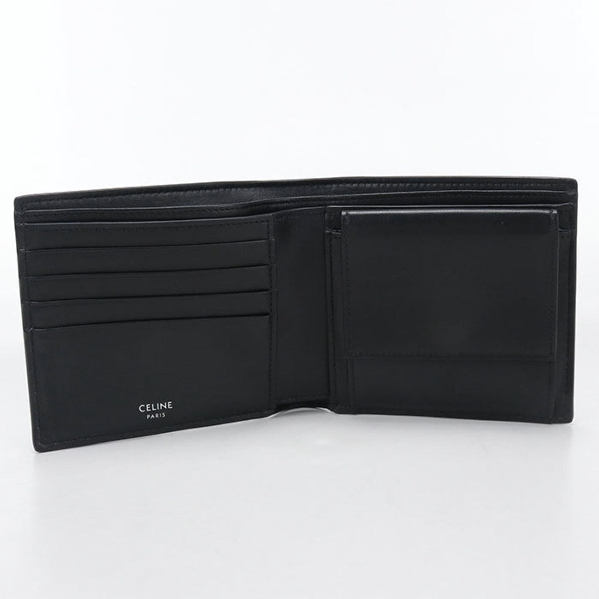 Celine Black Pvc Wallet (Bi-Fold) (Pre-Owned)
