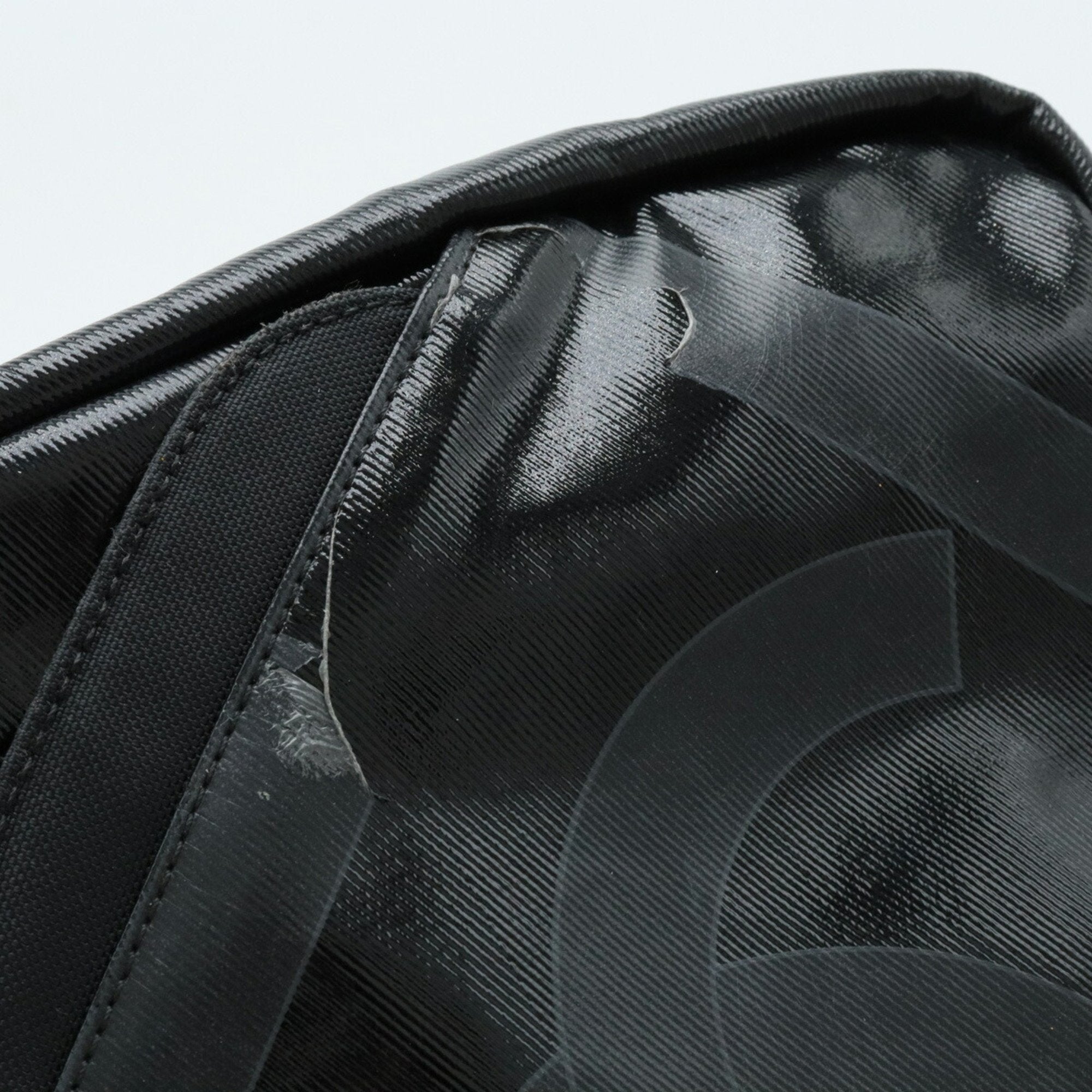 Chanel Black Coated Canvas Pochette Shoulder Bag (Pre-Owned)
