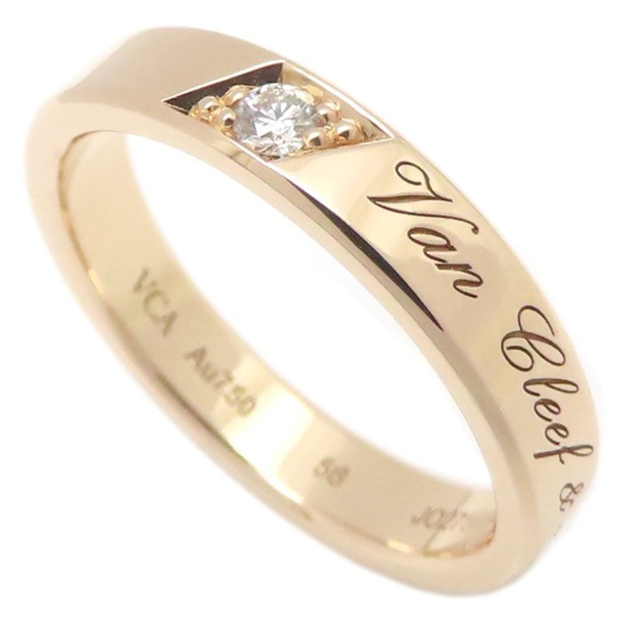 Van Cleef & Arpels Rose Gold (18K) Band Ring (Pre-Owned)
