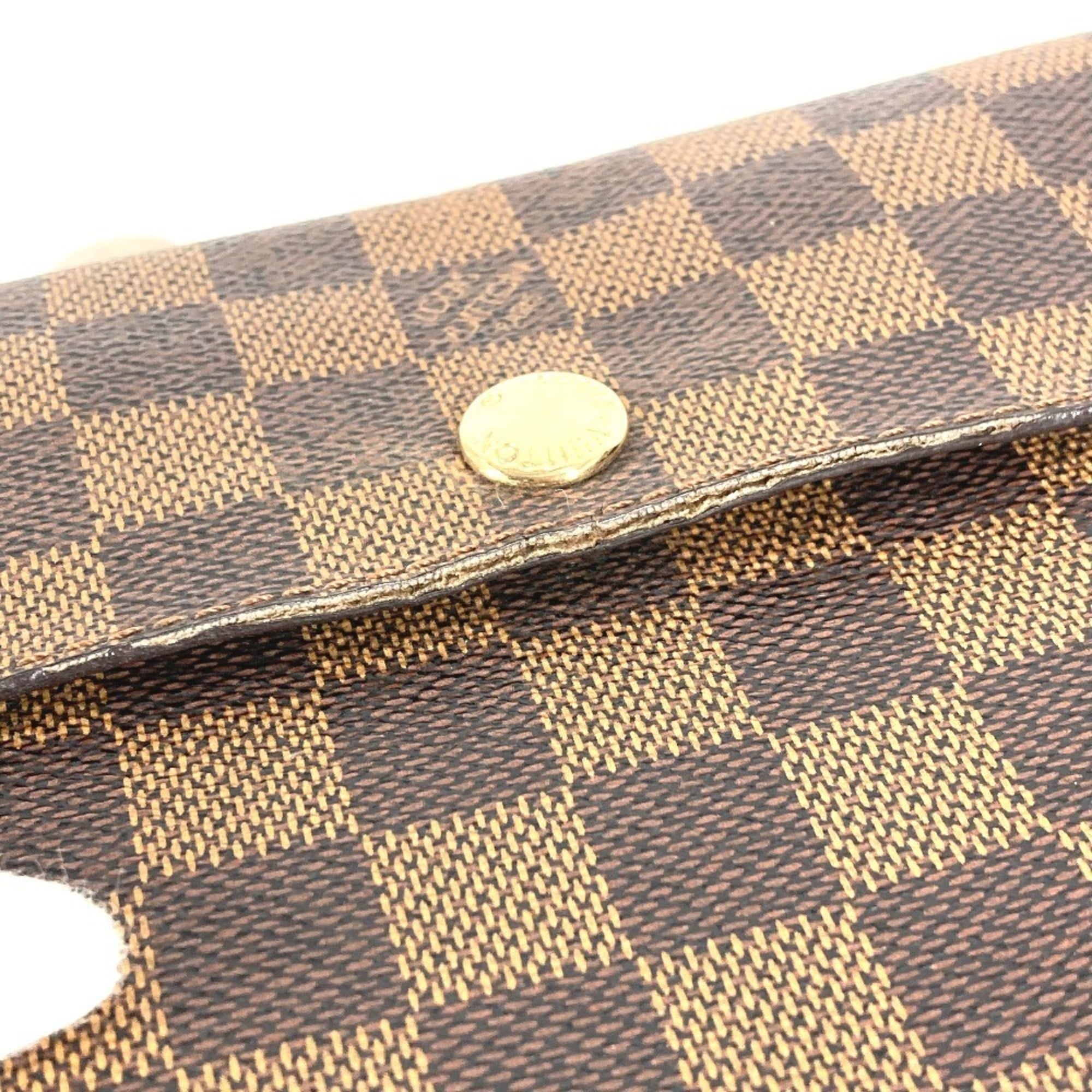 Louis Vuitton Brown Damier Canvas Ebene Damier Canvas Pochette Shoulder Bag (Pre-Owned)
